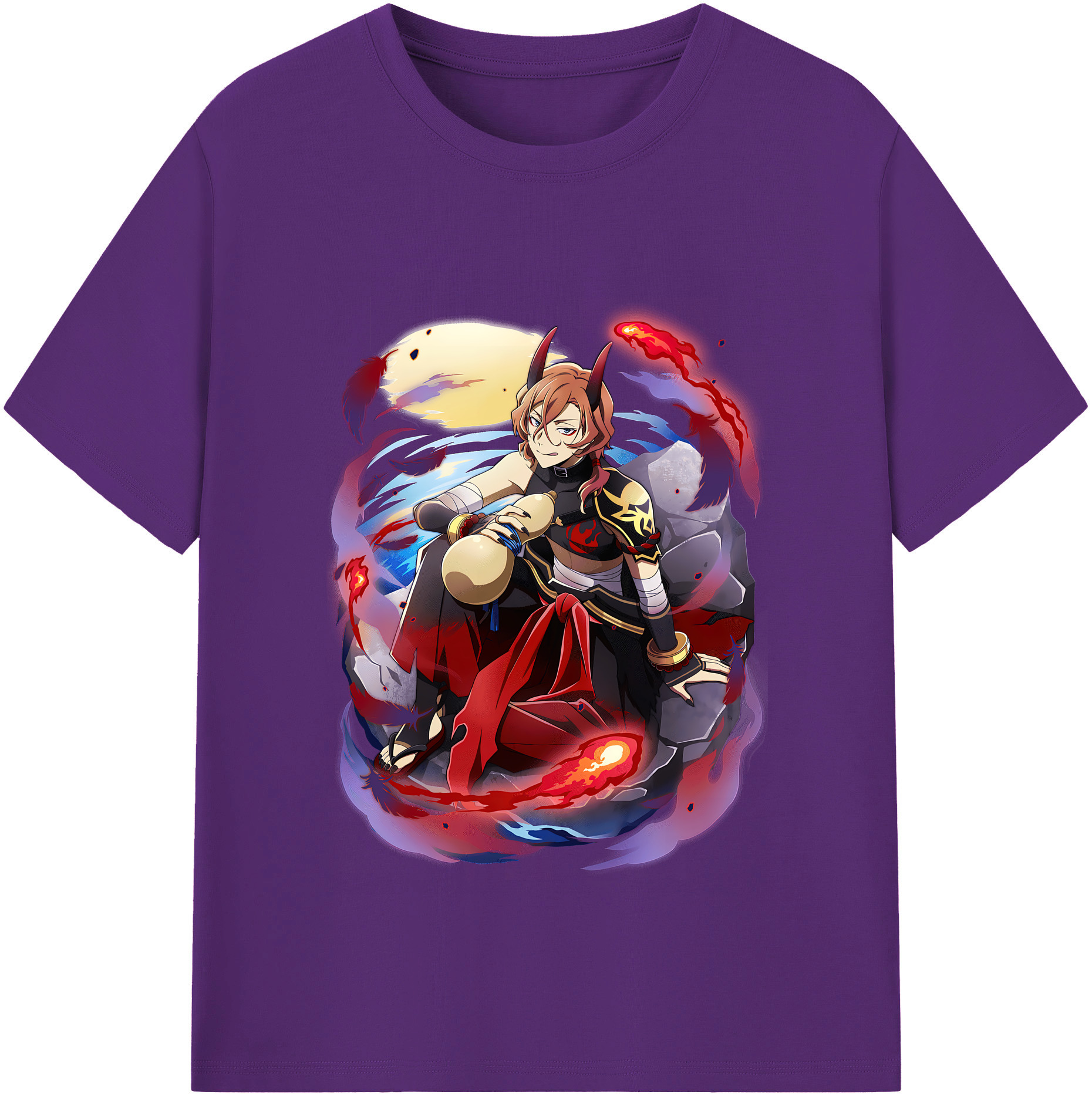 （画像用） 文豪ストレイドッグス Bungo Stray Dogs 綿100％半袖Tシャツ（フロントプリント）