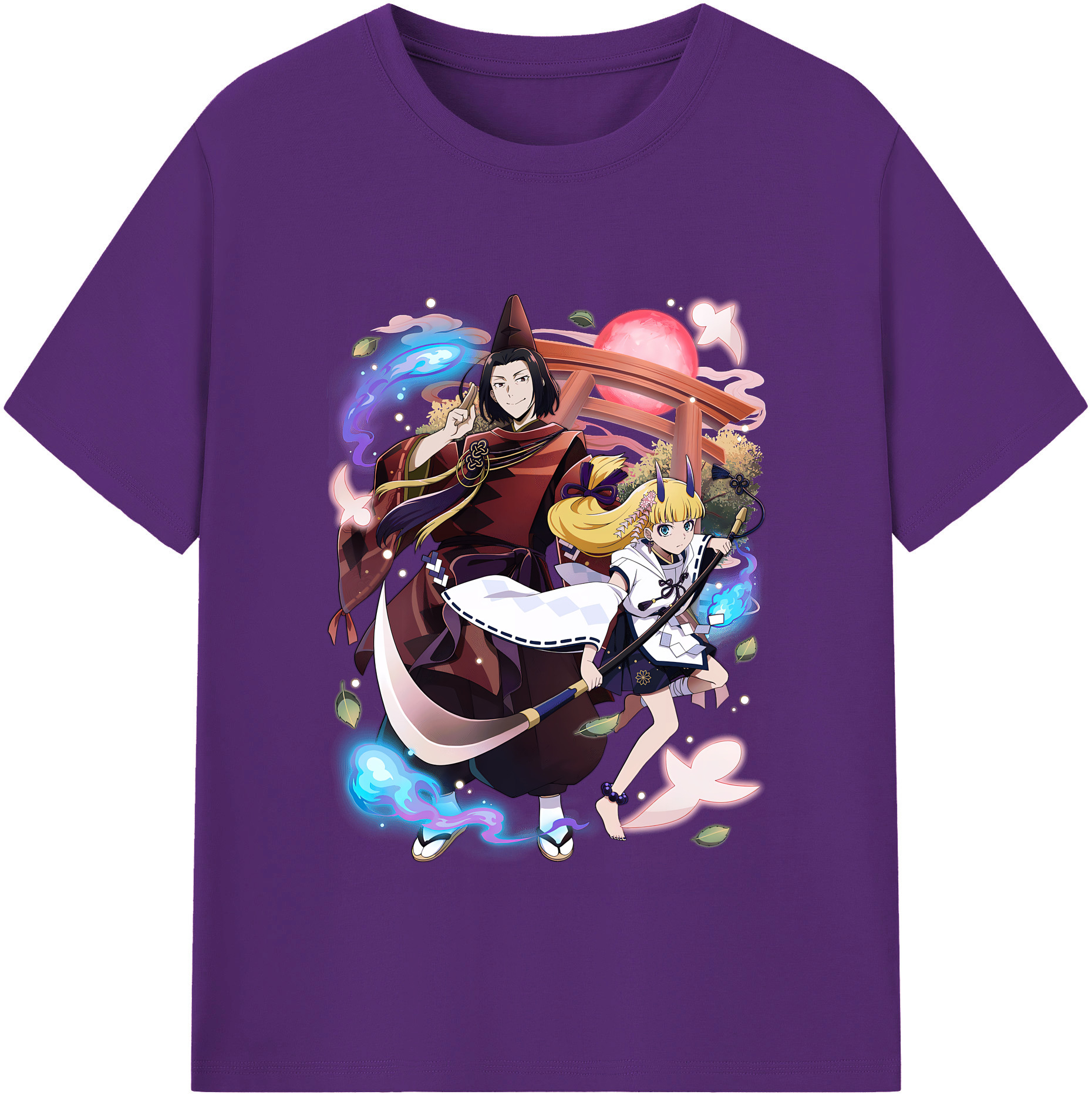 （画像用） 文豪ストレイドッグス Bungo Stray Dogs 綿100％半袖Tシャツ（フロントプリント）