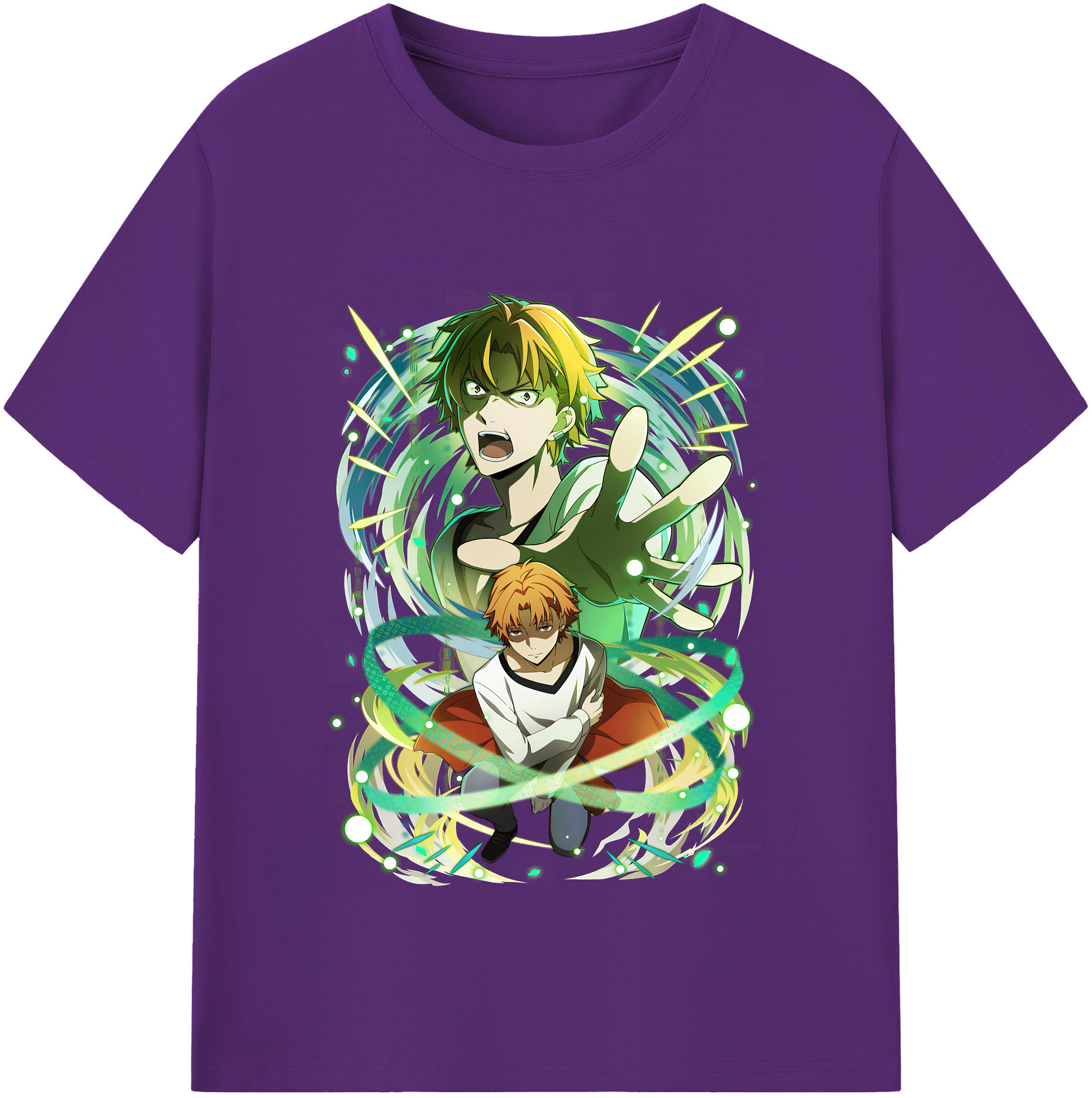 （画像用） 文豪ストレイドッグス Bungo Stray Dogs 綿100％半袖Tシャツ（フロントプリント）