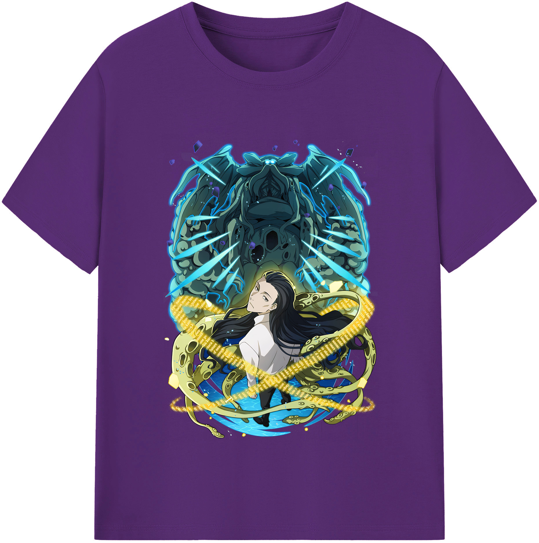 （画像用） 文豪ストレイドッグス Bungo Stray Dogs 綿100％半袖Tシャツ（フロントプリント）