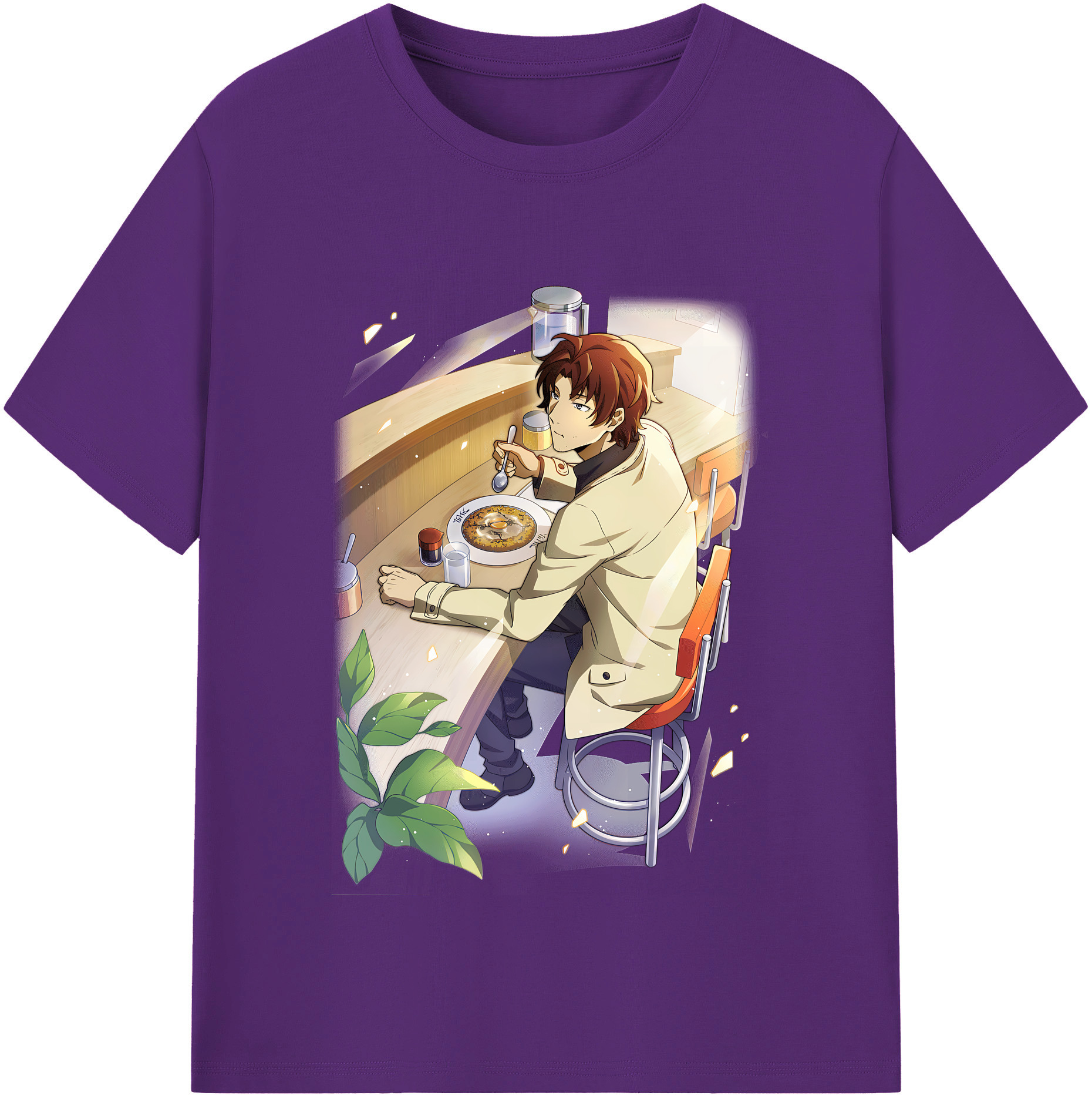 （画像用） 文豪ストレイドッグス Bungo Stray Dogs 綿100％半袖Tシャツ（フロントプリント）