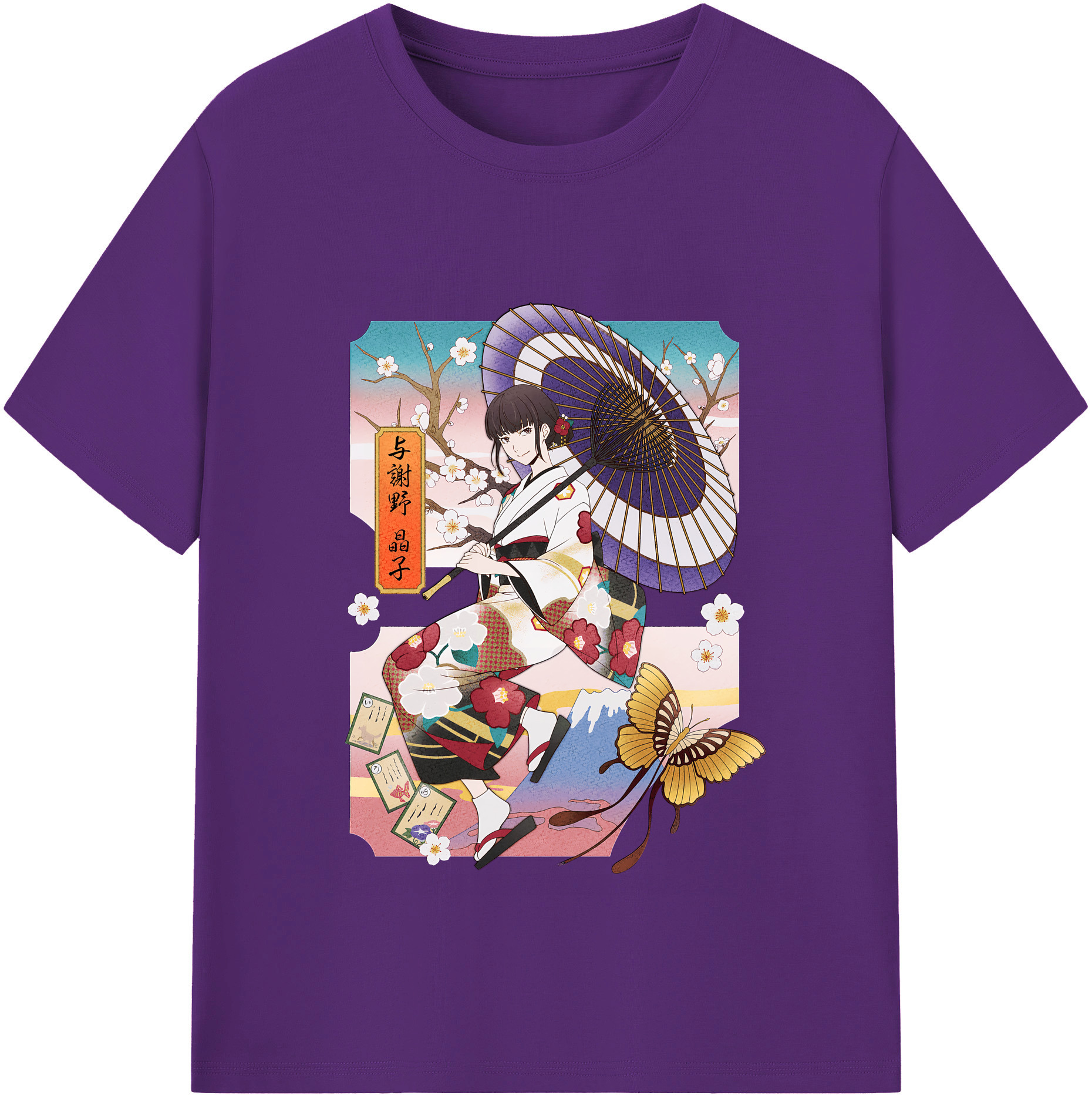 （画像用） 文豪ストレイドッグス Bungo Stray Dogs 綿100％半袖Tシャツ（フロントプリント）