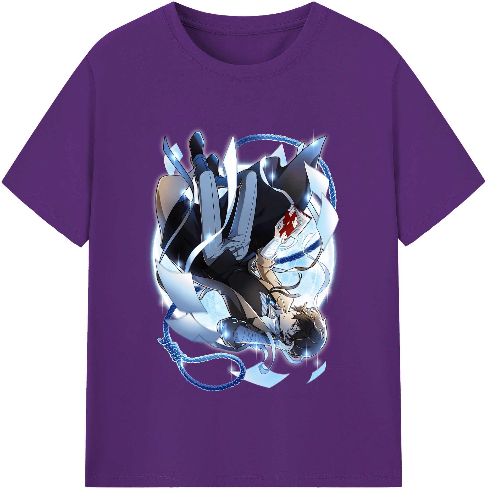 （画像用） 文豪ストレイドッグス Bungo Stray Dogs 綿100％半袖Tシャツ（フロントプリント）