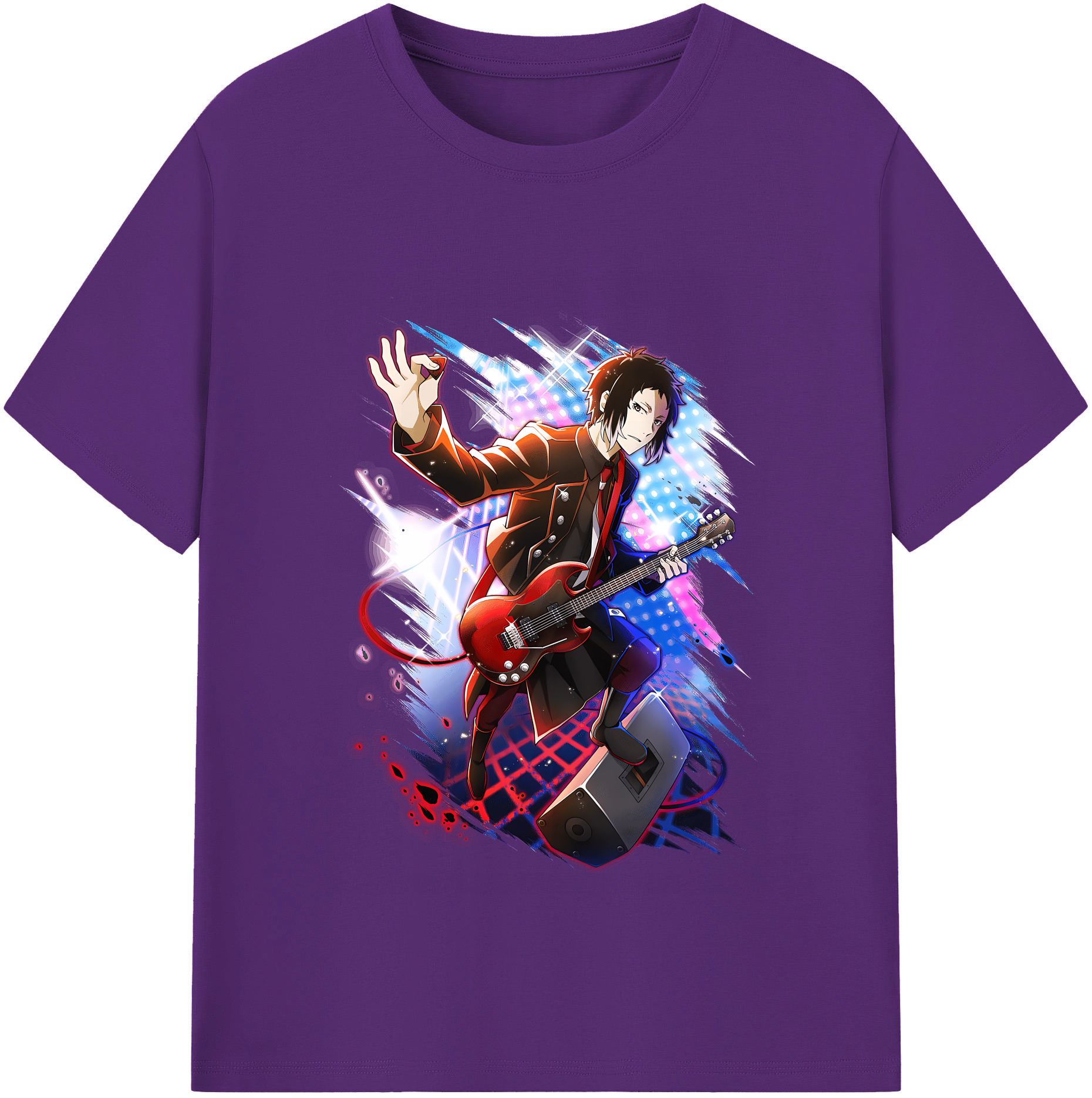 （画像用） 文豪ストレイドッグス Bungo Stray Dogs 綿100％半袖Tシャツ（フロントプリント）