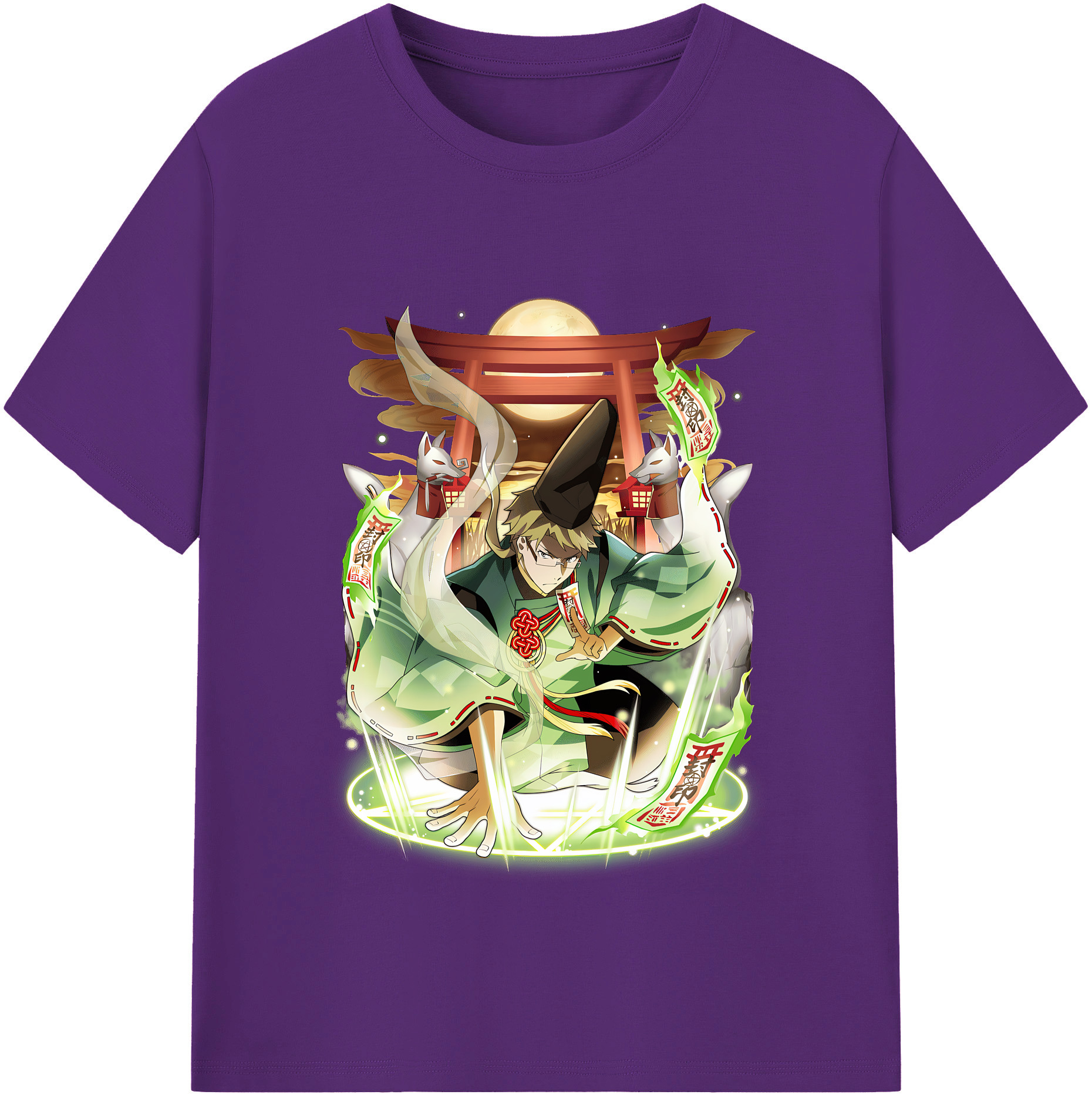 （画像用） 文豪ストレイドッグス Bungo Stray Dogs 綿100％半袖Tシャツ（フロントプリント）