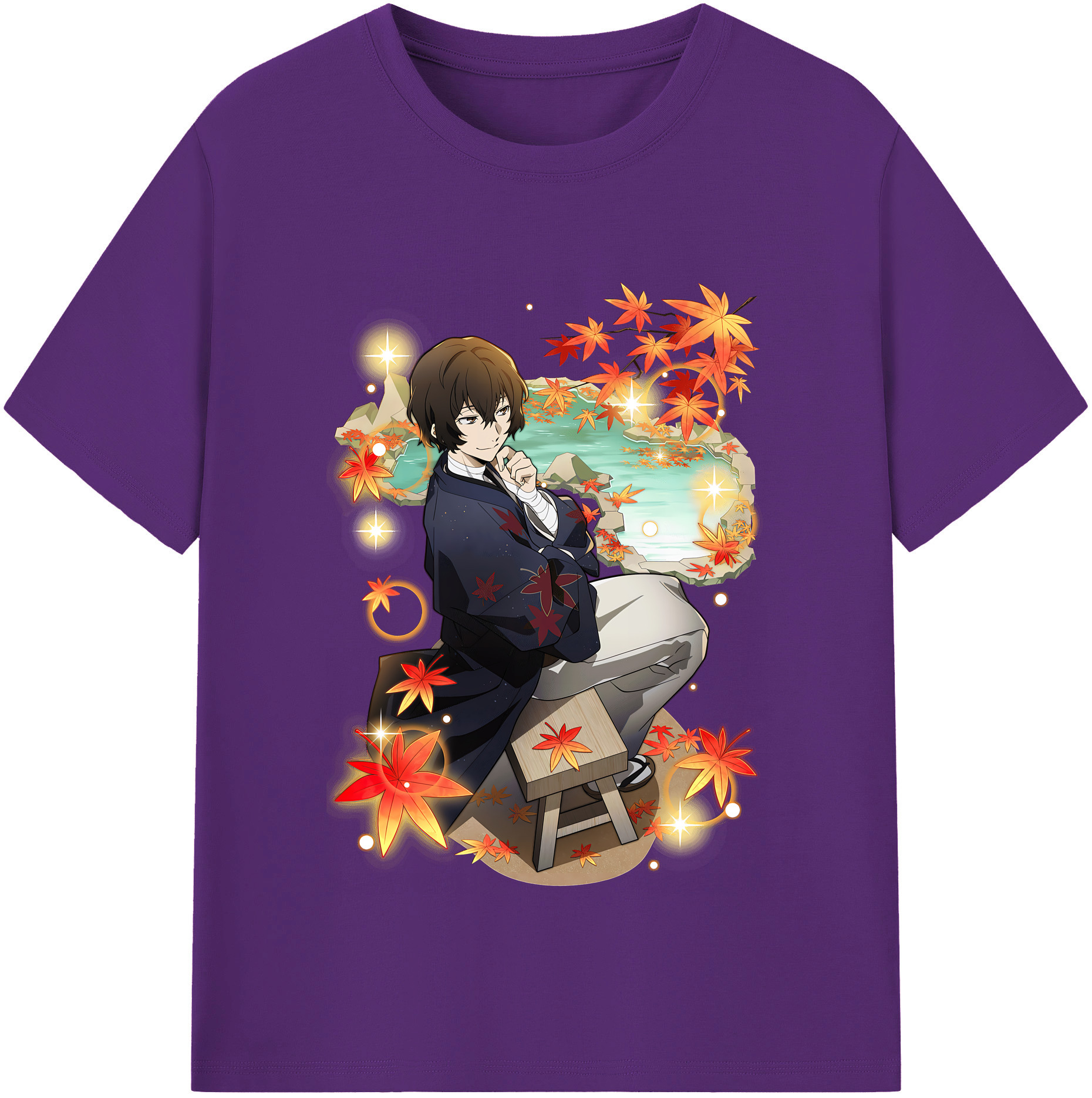 （画像用） 文豪ストレイドッグス Bungo Stray Dogs 綿100％半袖Tシャツ（フロントプリント）