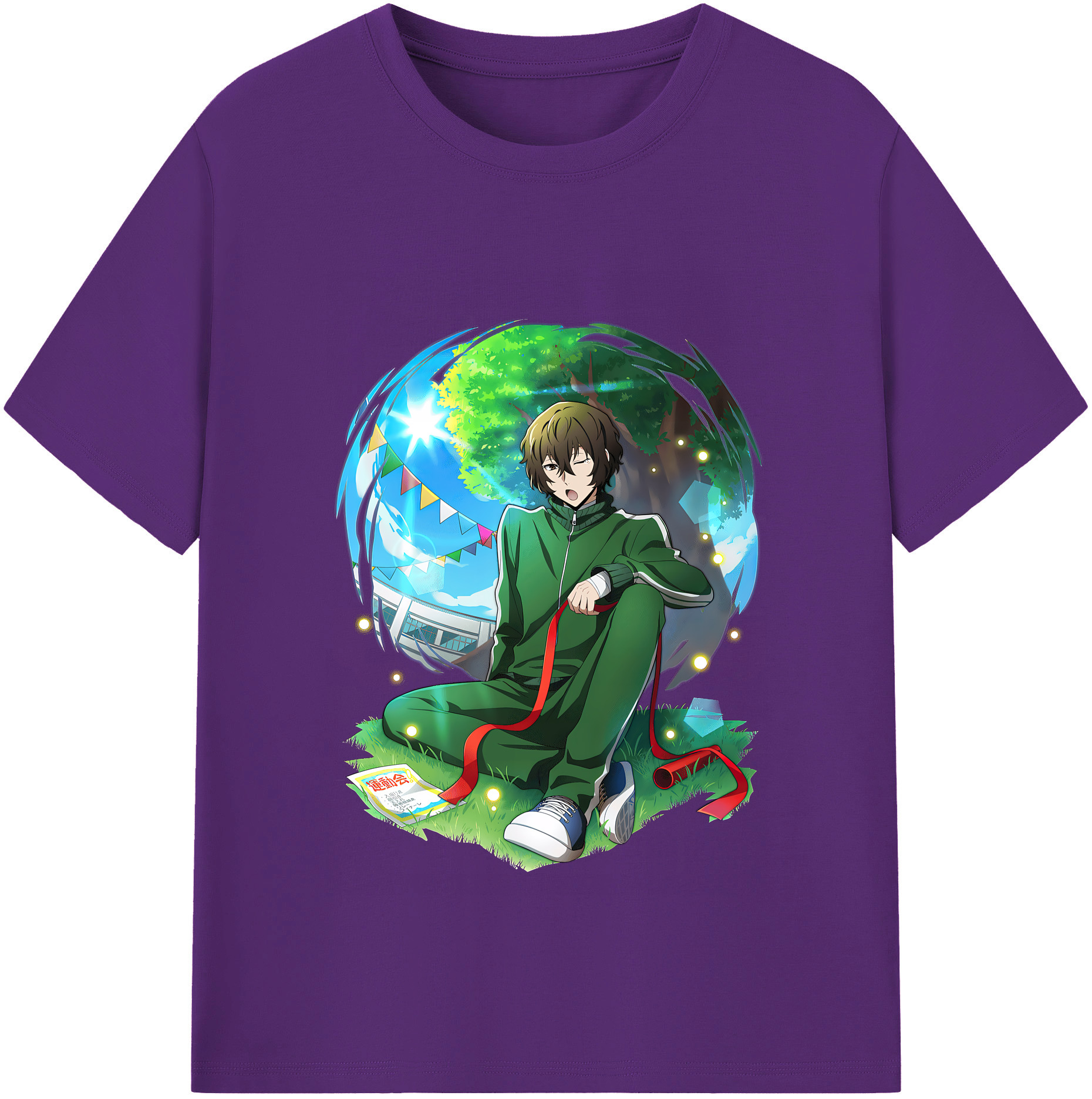 （画像用） 文豪ストレイドッグス Bungo Stray Dogs 綿100％半袖Tシャツ（フロントプリント）