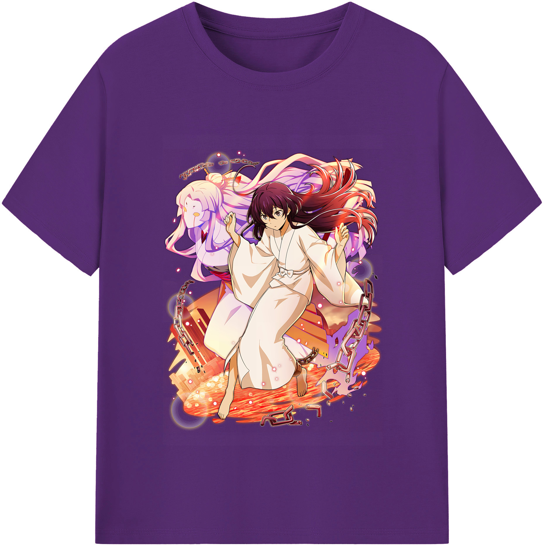 （画像用） 文豪ストレイドッグス Bungo Stray Dogs 綿100％半袖Tシャツ（フロントプリント）