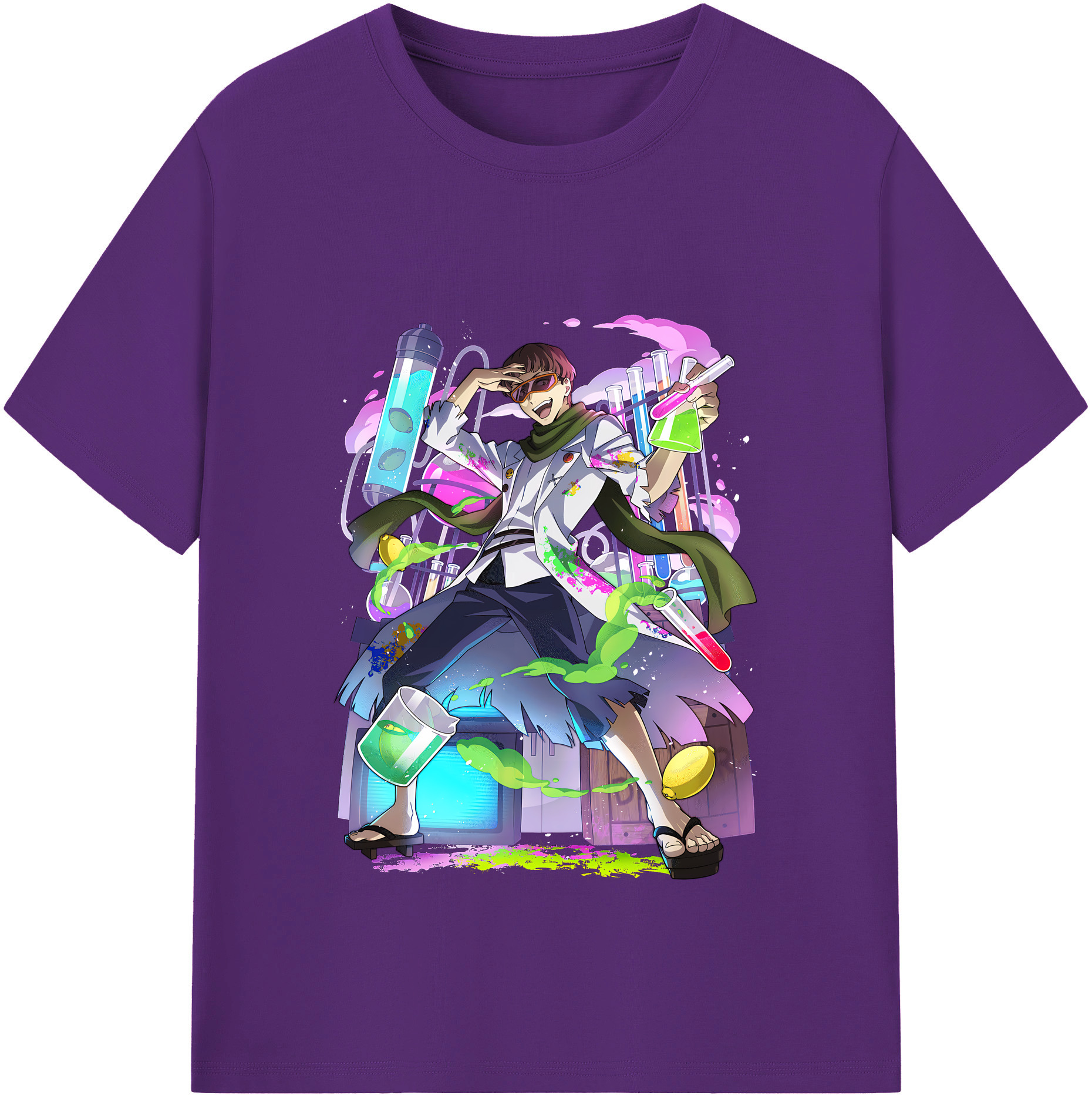 （画像用） 文豪ストレイドッグス Bungo Stray Dogs 綿100％半袖Tシャツ（フロントプリント）
