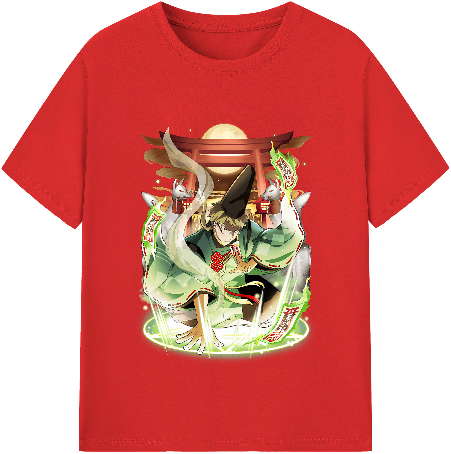 （画像用） 文豪ストレイドッグス Bungo Stray Dogs 綿100％半袖Tシャツ（フロントプリント）