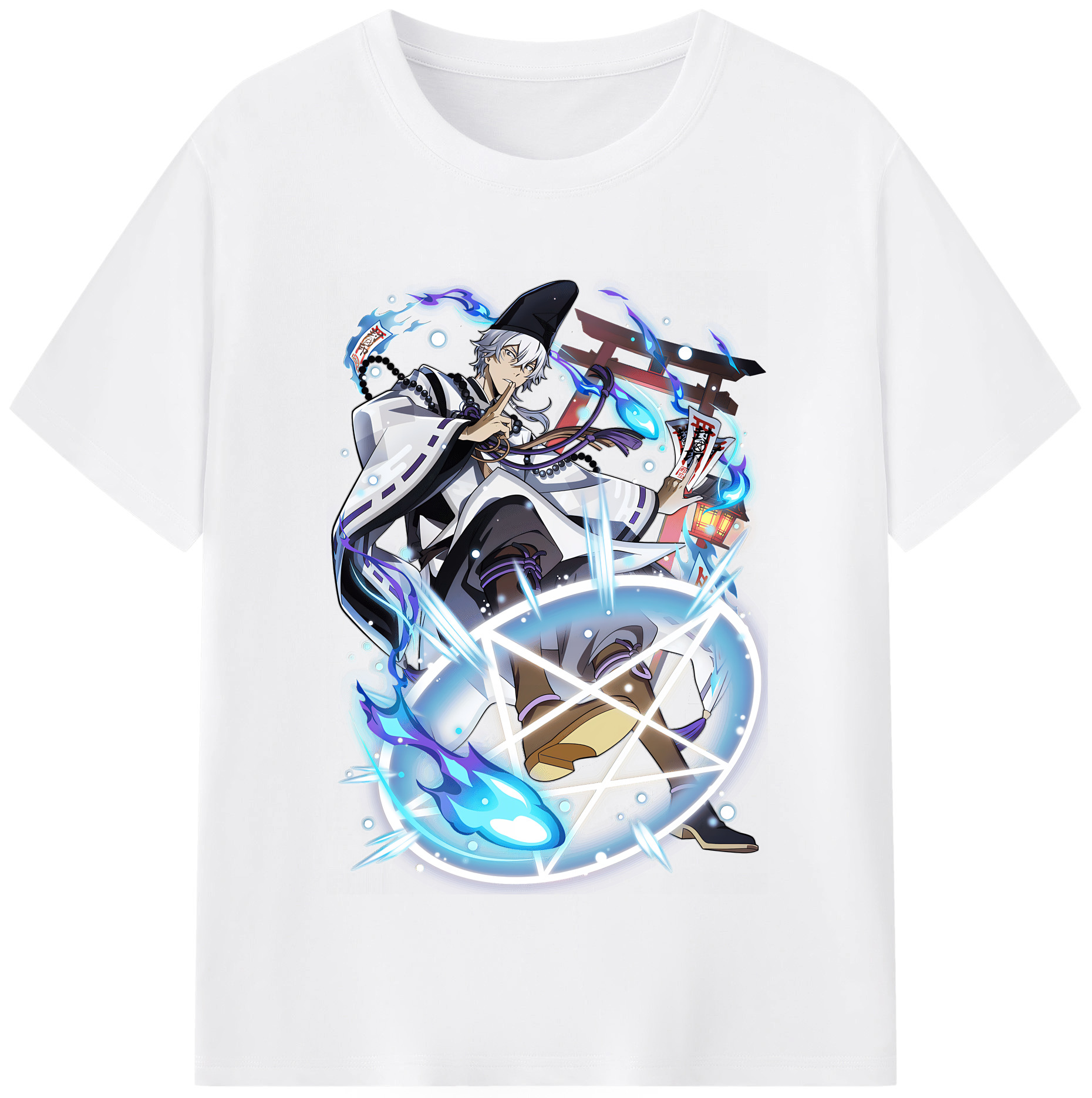 （画像用） 文豪ストレイドッグス Bungo Stray Dogs 綿100％半袖Tシャツ（フロントプリント）
