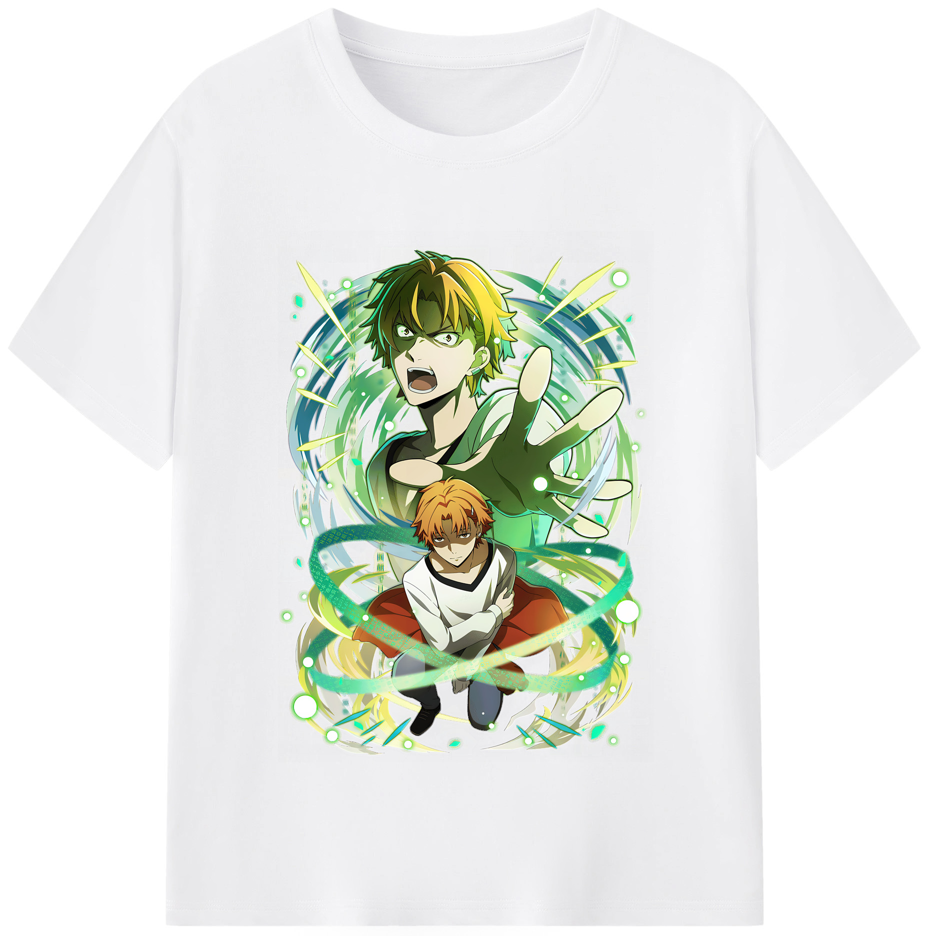 （画像用） 文豪ストレイドッグス Bungo Stray Dogs 綿100％半袖Tシャツ（フロントプリント）