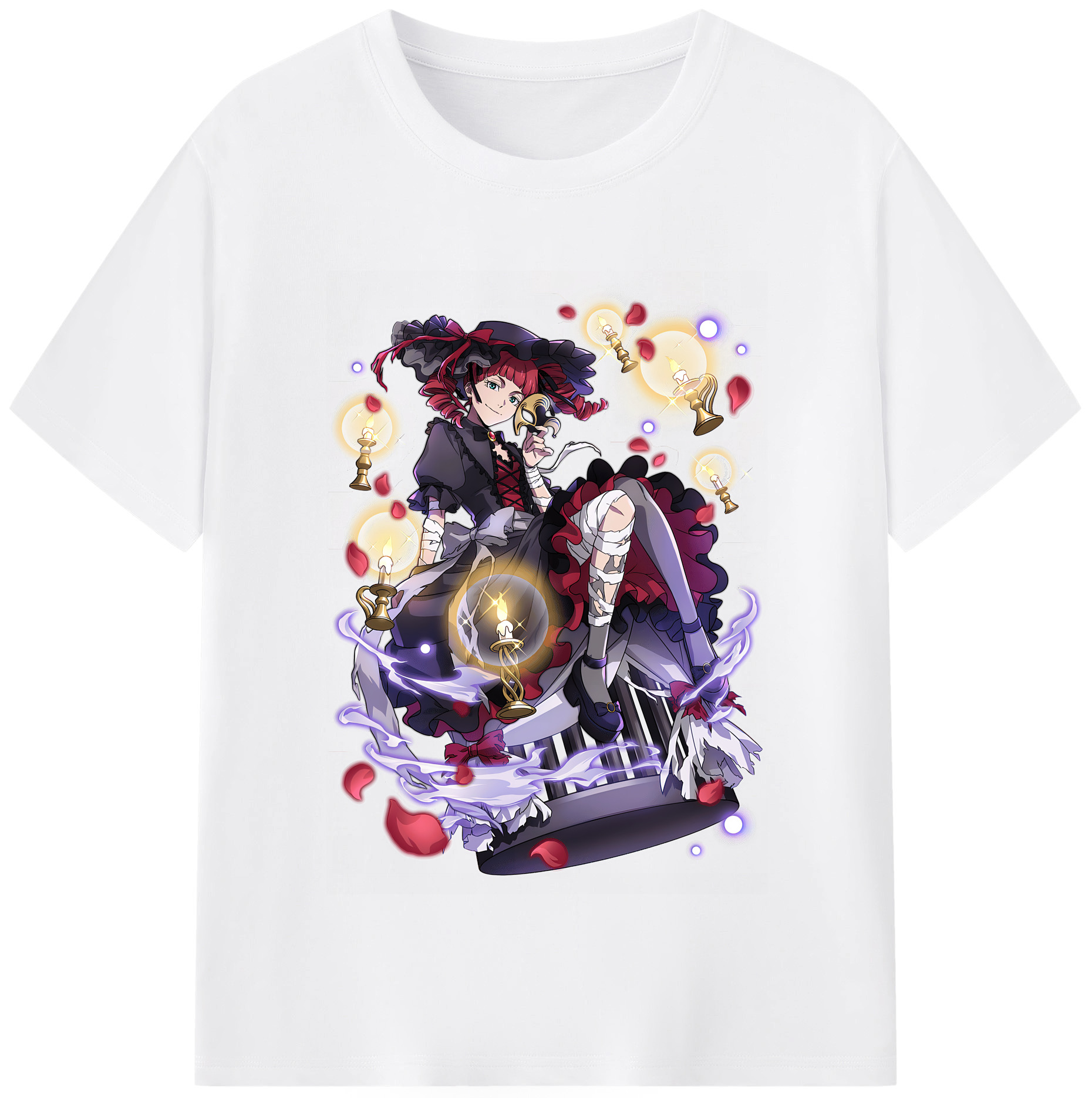 （画像用） 文豪ストレイドッグス Bungo Stray Dogs 綿100％半袖Tシャツ（フロントプリント）