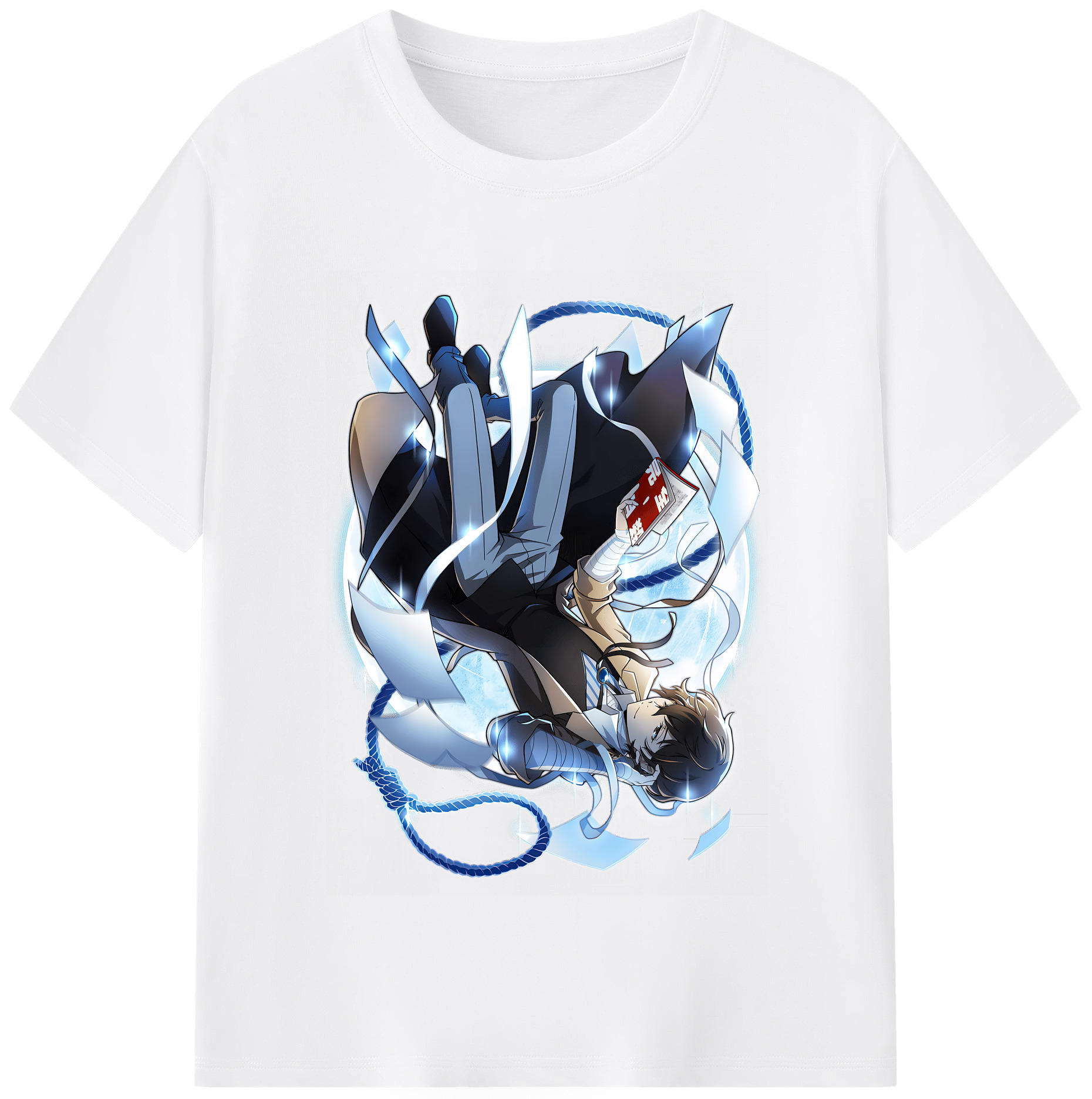 （画像用） 文豪ストレイドッグス Bungo Stray Dogs 綿100％半袖Tシャツ（フロントプリント）