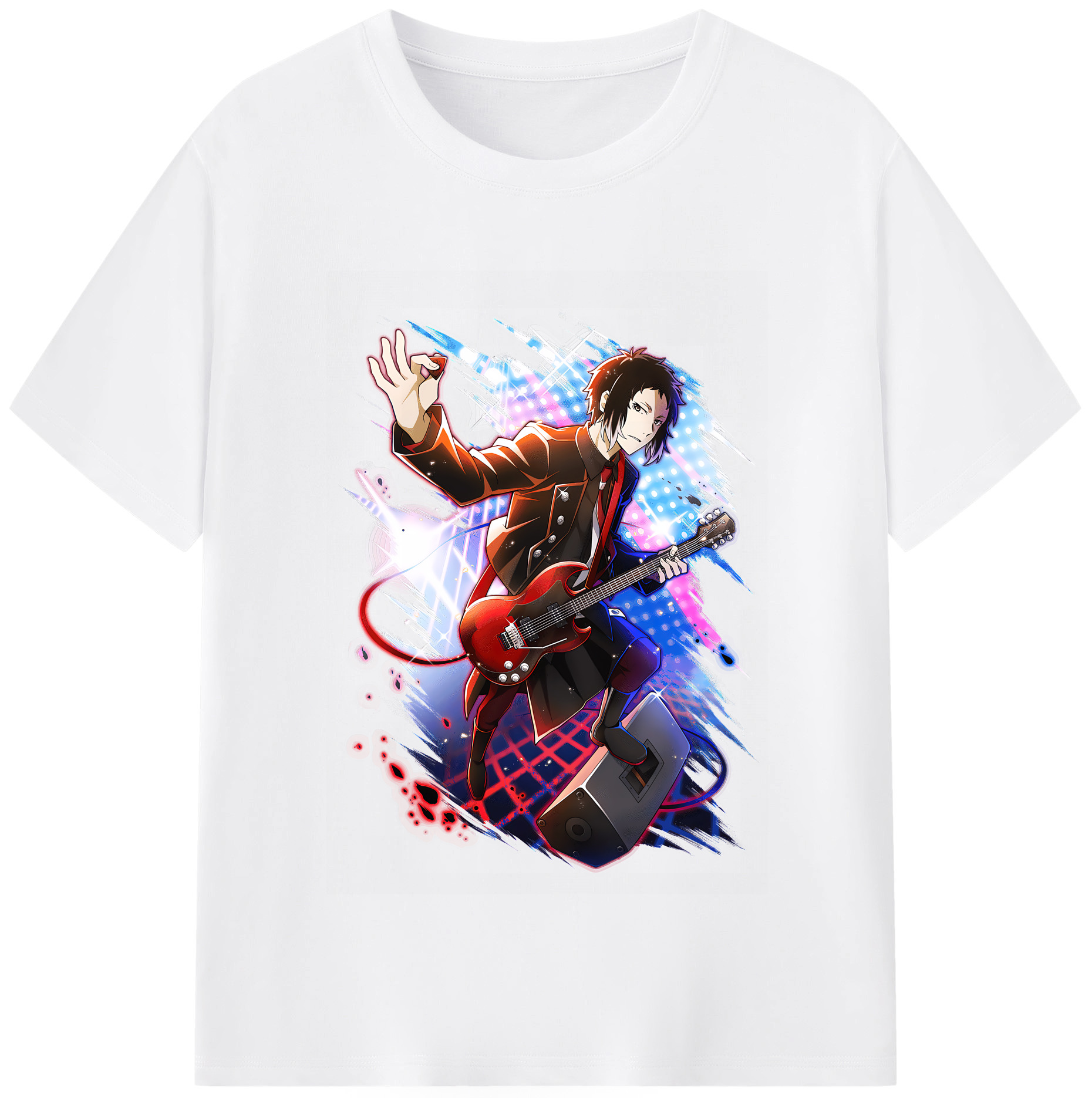 （画像用） 文豪ストレイドッグス Bungo Stray Dogs 綿100％半袖Tシャツ（フロントプリント）