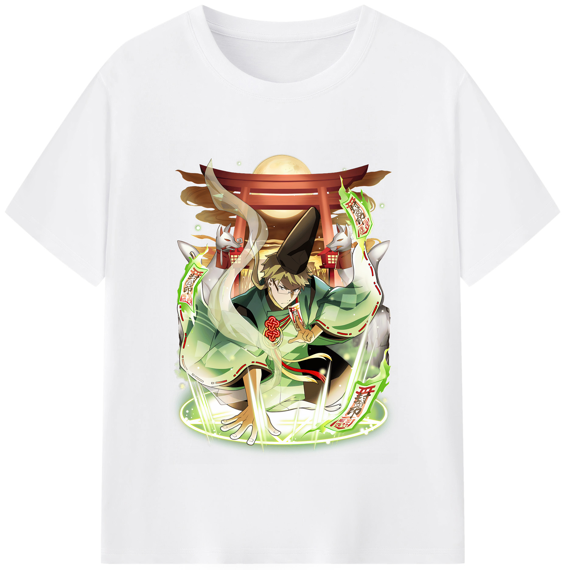 （画像用） 文豪ストレイドッグス Bungo Stray Dogs 綿100％半袖Tシャツ（フロントプリント）