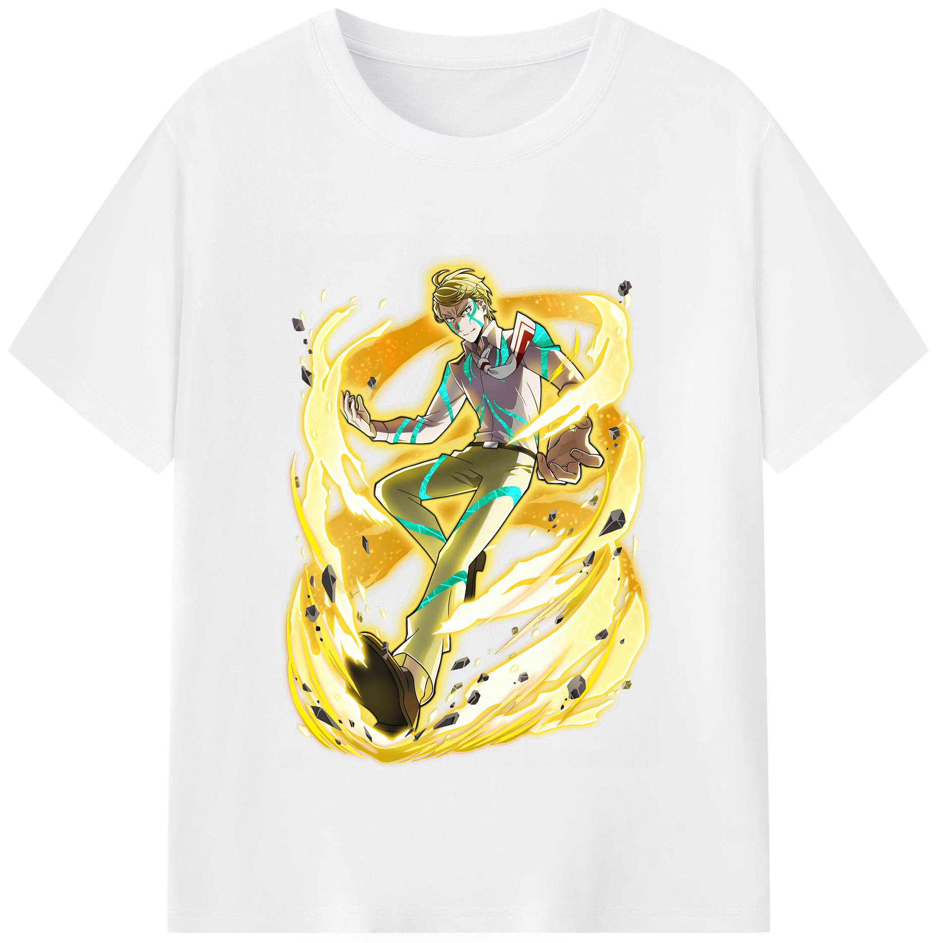 （画像用） 文豪ストレイドッグス Bungo Stray Dogs 綿100％半袖Tシャツ（フロントプリント）