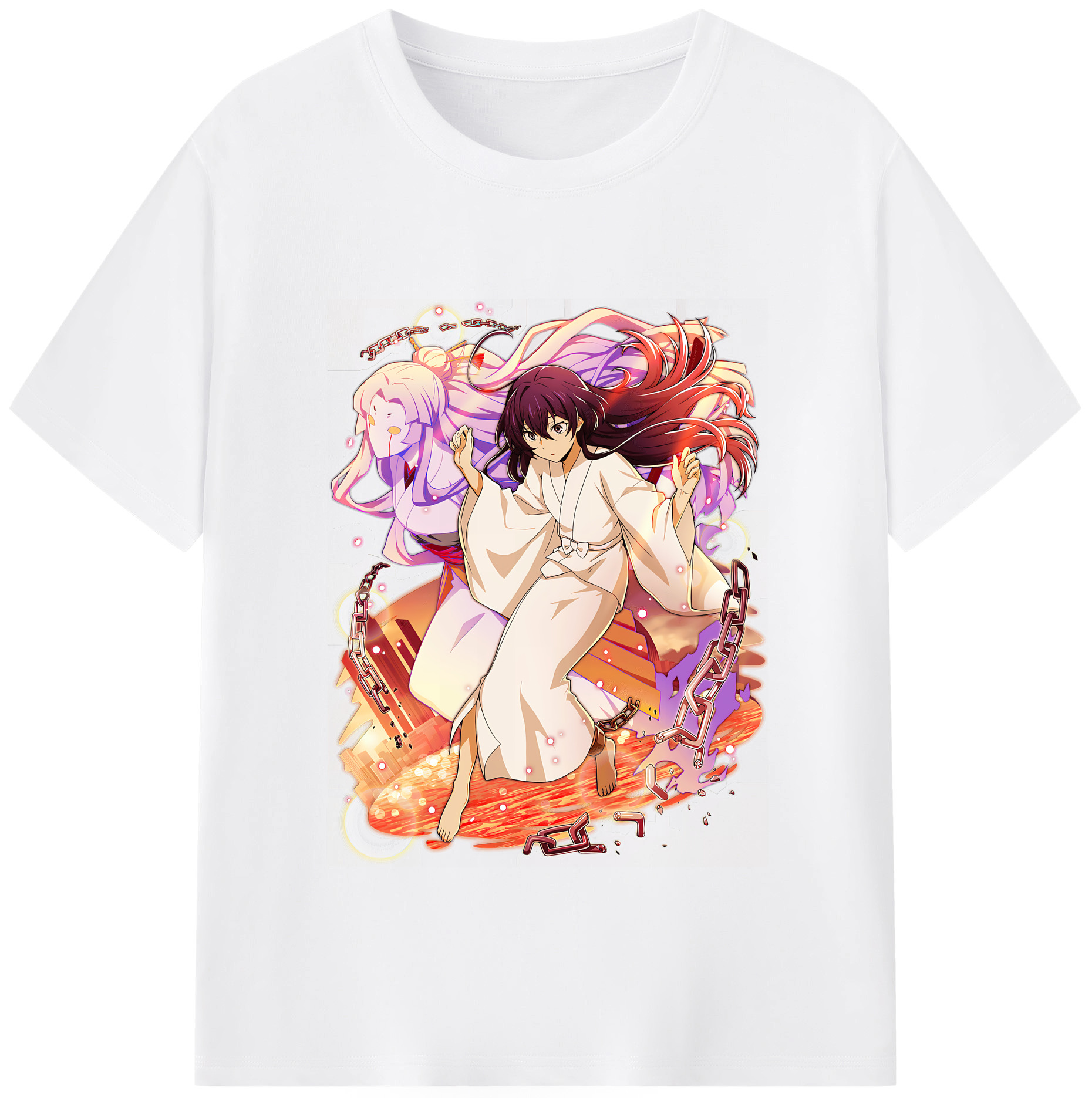 （画像用） 文豪ストレイドッグス Bungo Stray Dogs 綿100％半袖Tシャツ（フロントプリント）