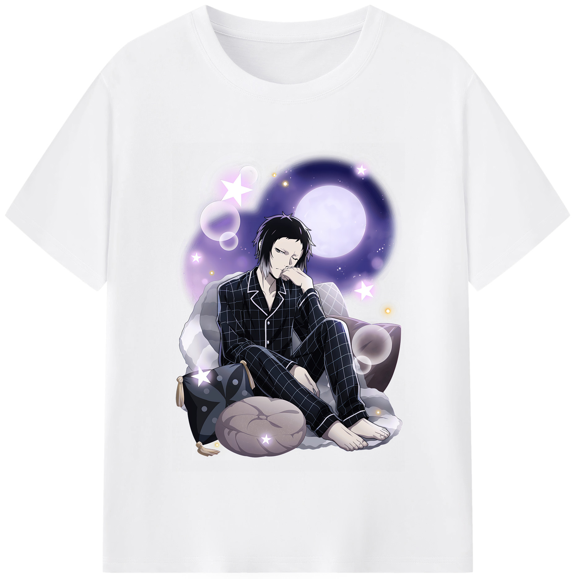 （画像用） 文豪ストレイドッグス Bungo Stray Dogs 綿100％半袖Tシャツ（フロントプリント）