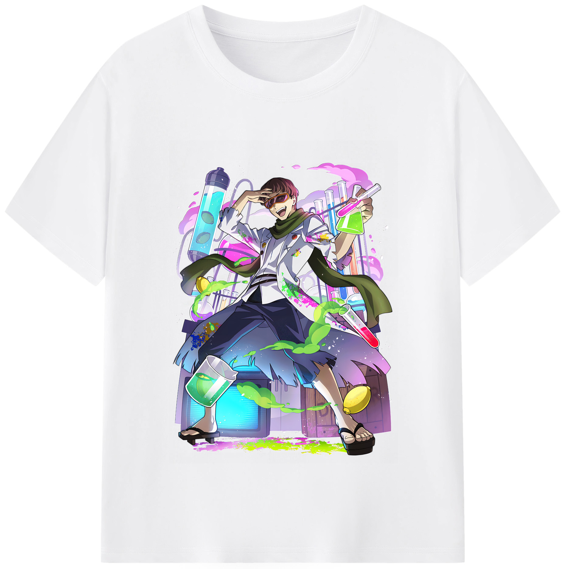 （画像用） 文豪ストレイドッグス Bungo Stray Dogs 綿100％半袖Tシャツ（フロントプリント）