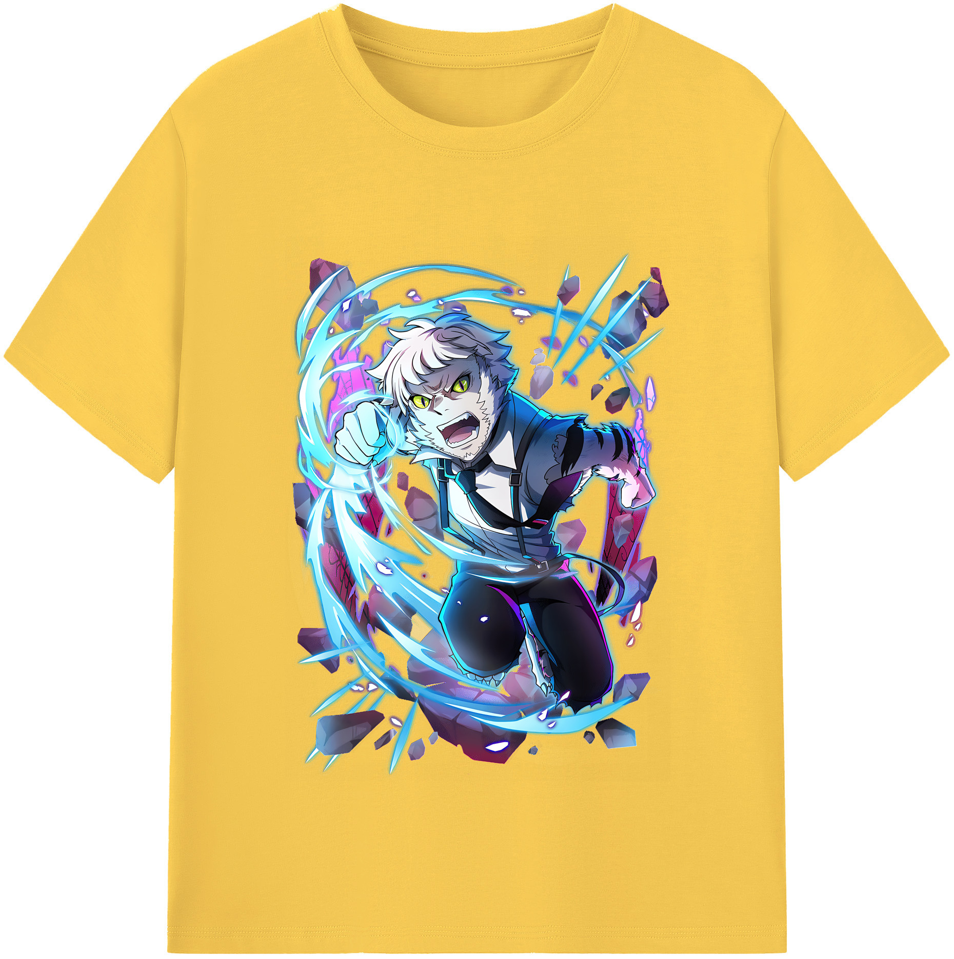 （画像用） 文豪ストレイドッグス Bungo Stray Dogs 綿100％半袖Tシャツ（フロントプリント）
