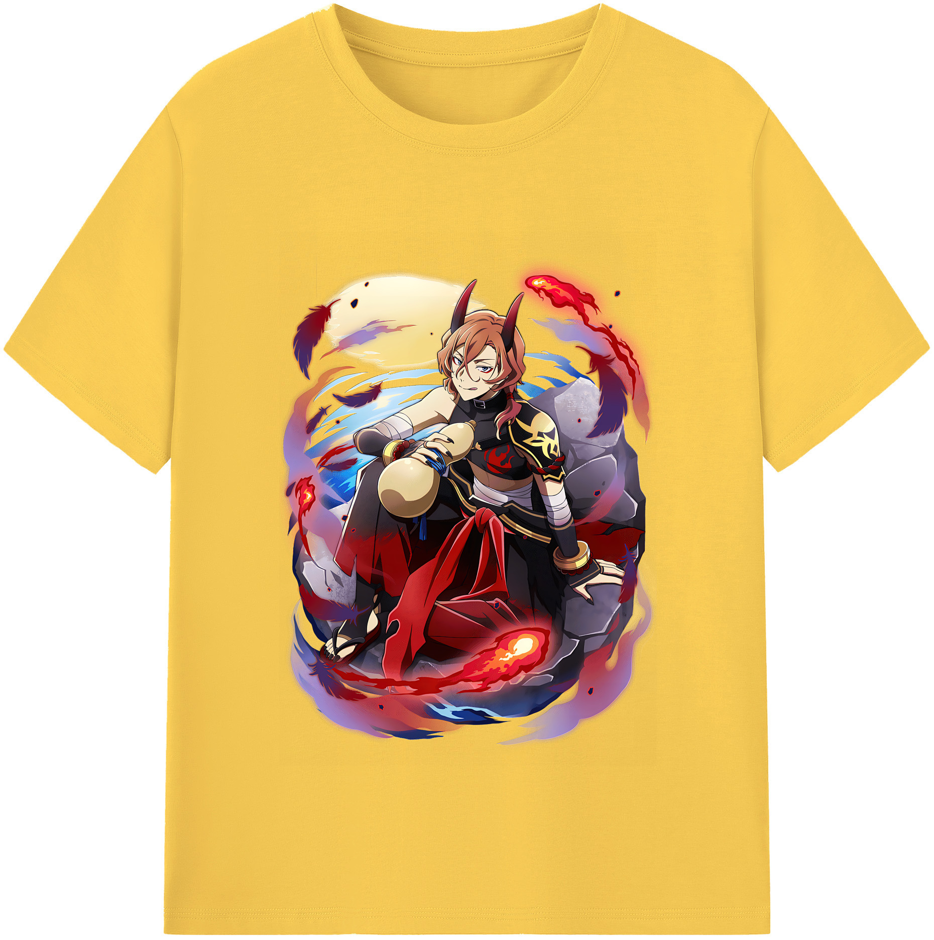 （画像用） 文豪ストレイドッグス Bungo Stray Dogs 綿100％半袖Tシャツ（フロントプリント）