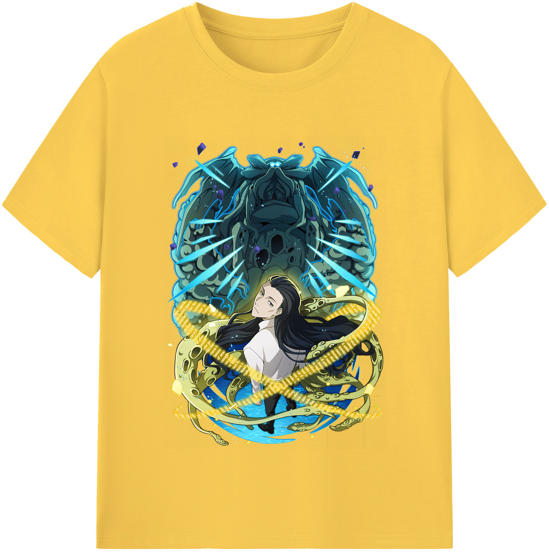 （画像用） 文豪ストレイドッグス Bungo Stray Dogs 綿100％半袖Tシャツ（フロントプリント）