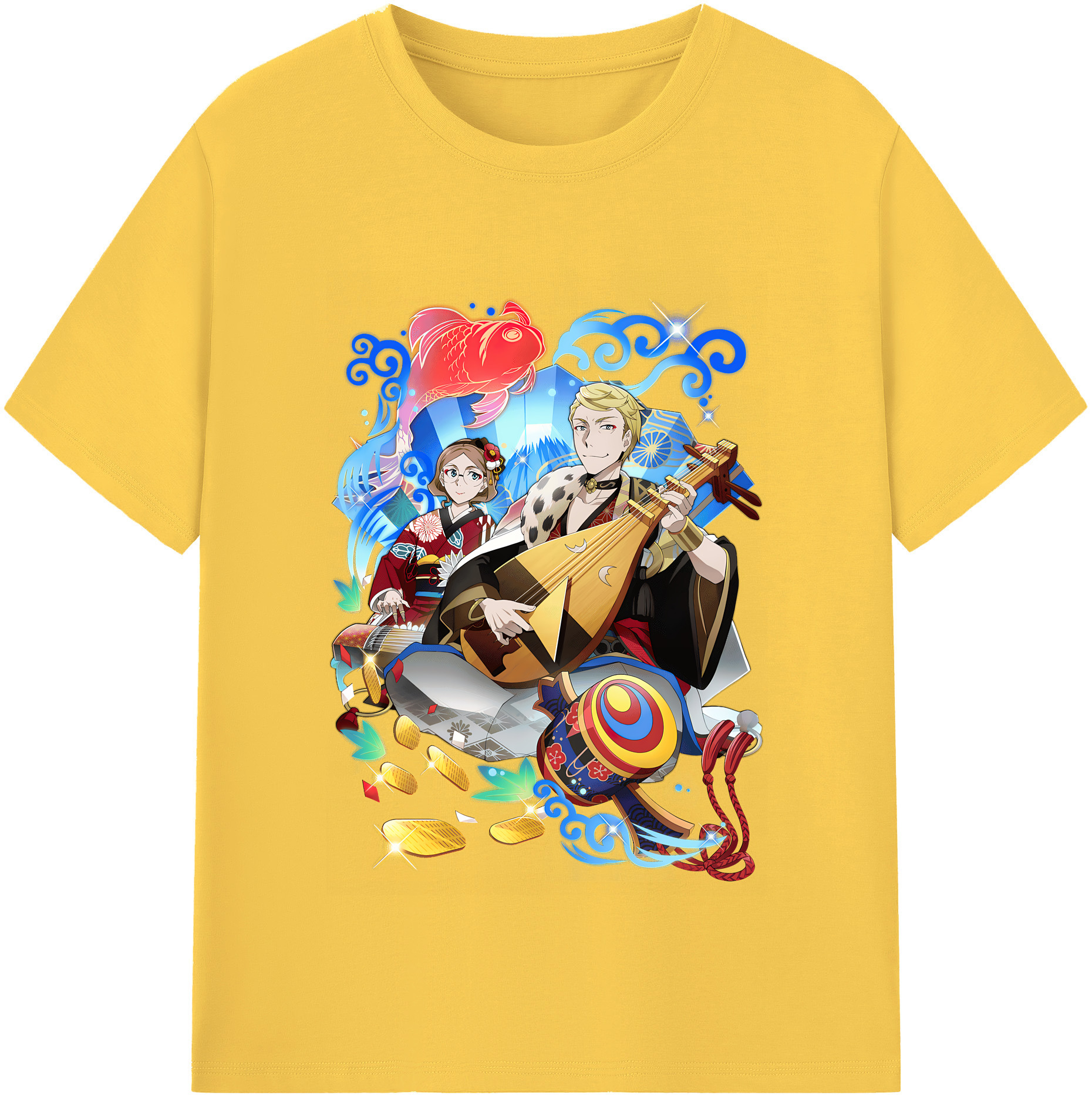 （画像用） 文豪ストレイドッグス Bungo Stray Dogs 綿100％半袖Tシャツ（フロントプリント）