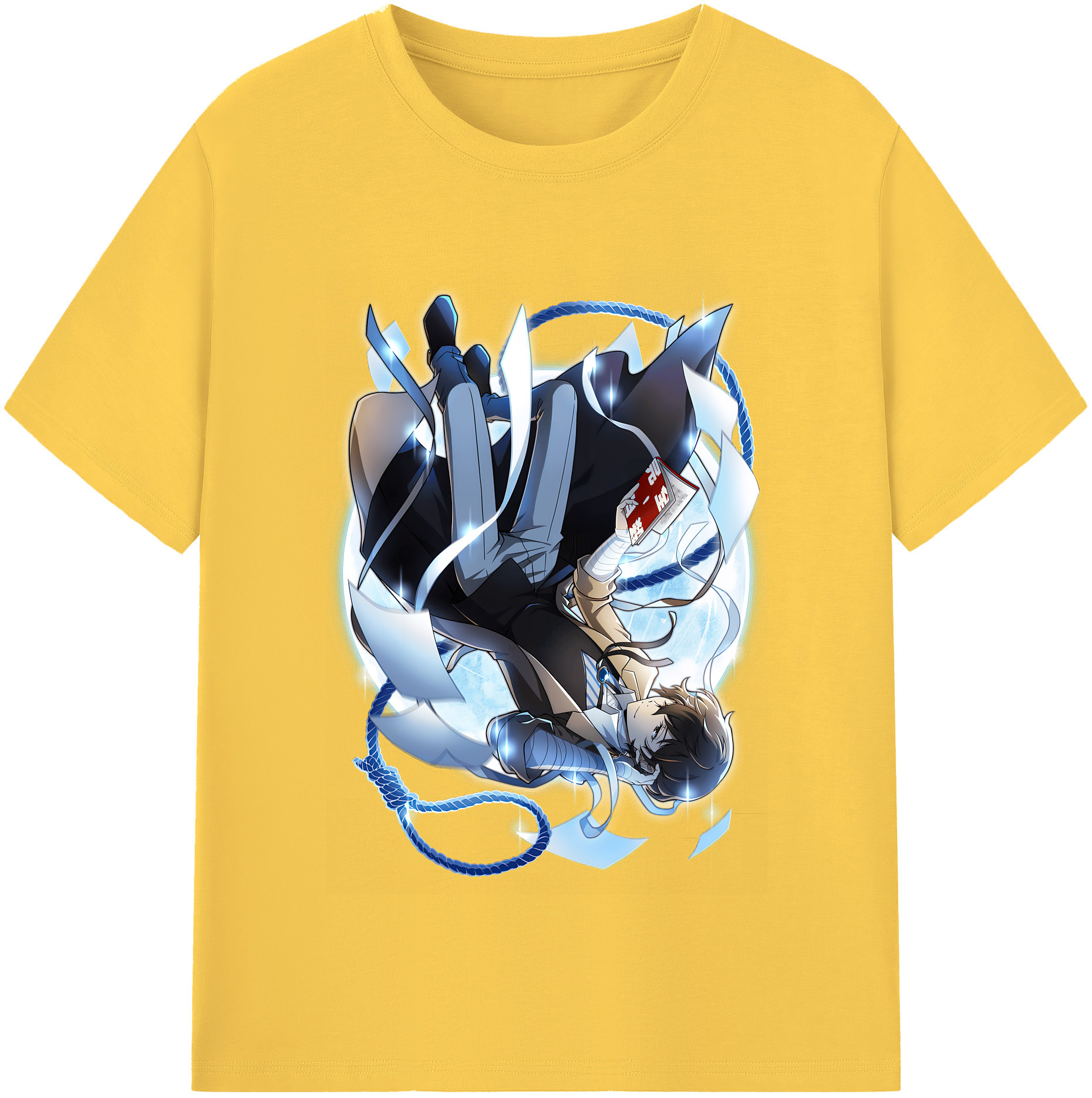 （画像用） 文豪ストレイドッグス Bungo Stray Dogs 綿100％半袖Tシャツ（フロントプリント）