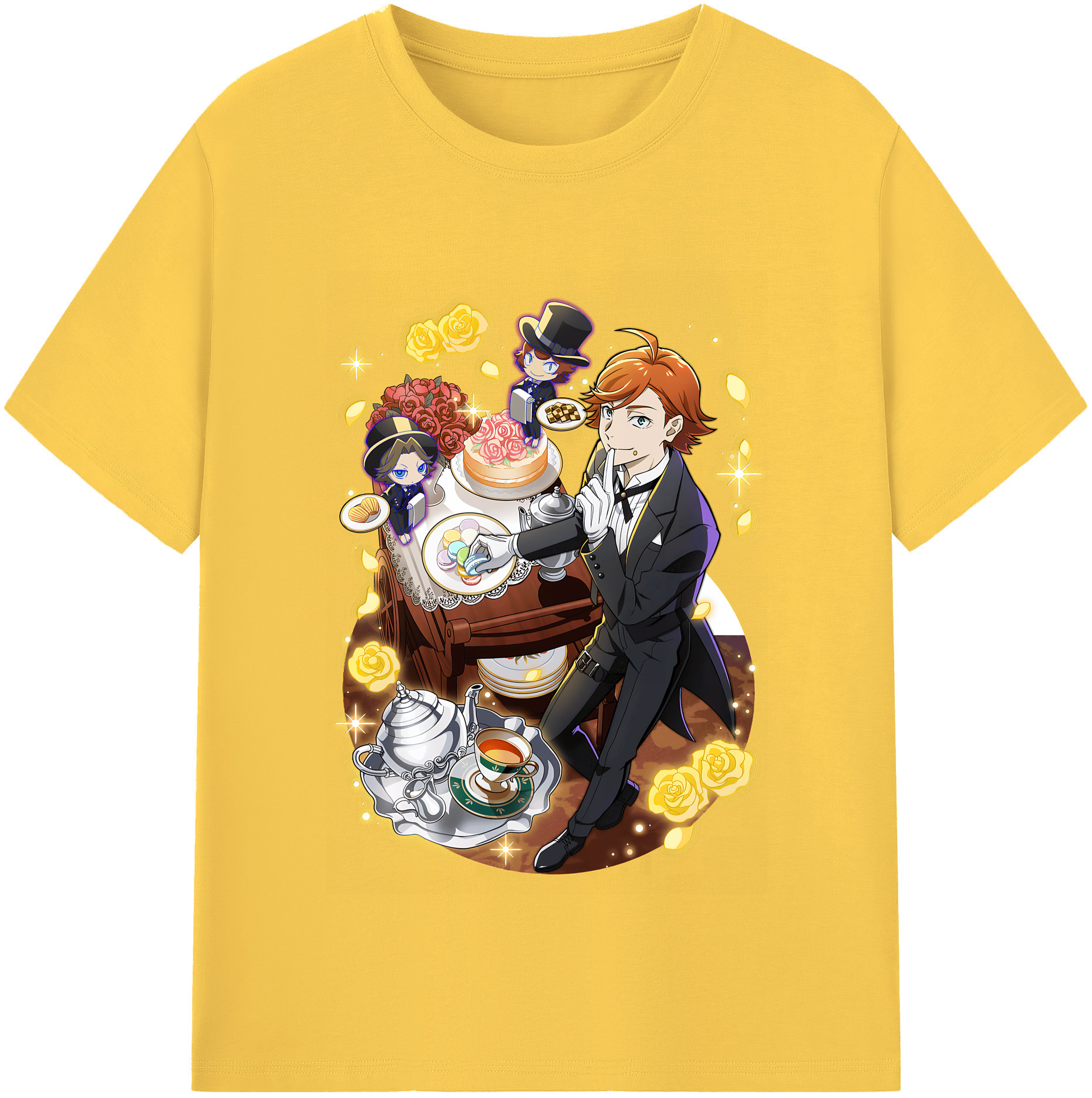 （画像用） 文豪ストレイドッグス Bungo Stray Dogs 綿100％半袖Tシャツ（フロントプリント）