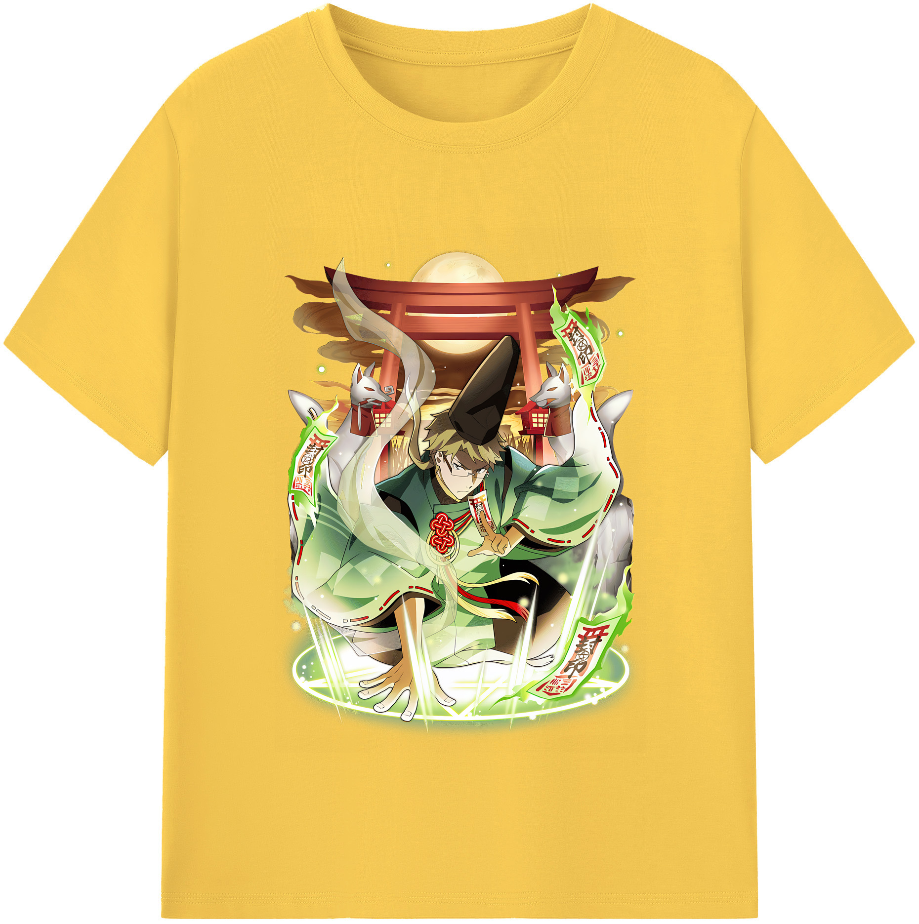 （画像用） 文豪ストレイドッグス Bungo Stray Dogs 綿100％半袖Tシャツ（フロントプリント）