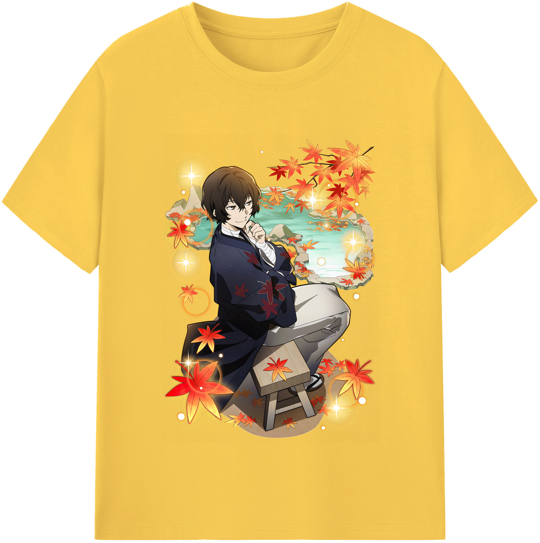 （画像用） 文豪ストレイドッグス Bungo Stray Dogs 綿100％半袖Tシャツ（フロントプリント）