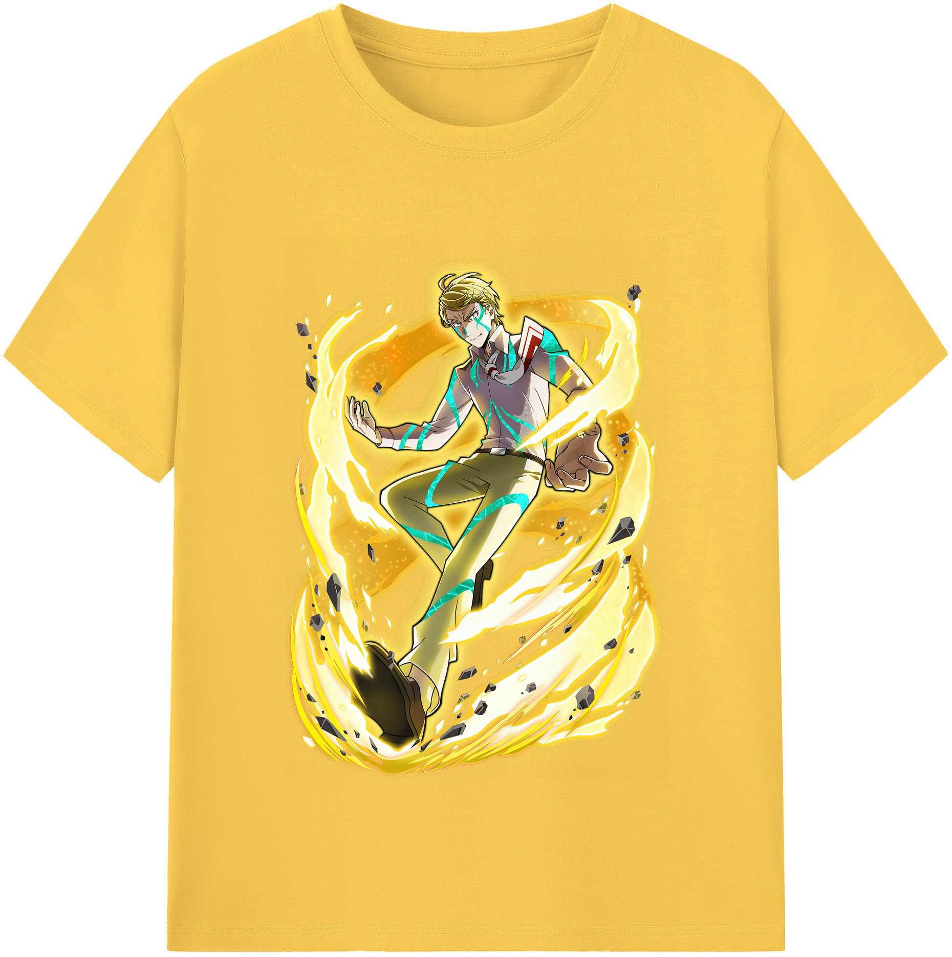 （画像用） 文豪ストレイドッグス Bungo Stray Dogs 綿100％半袖Tシャツ（フロントプリント）