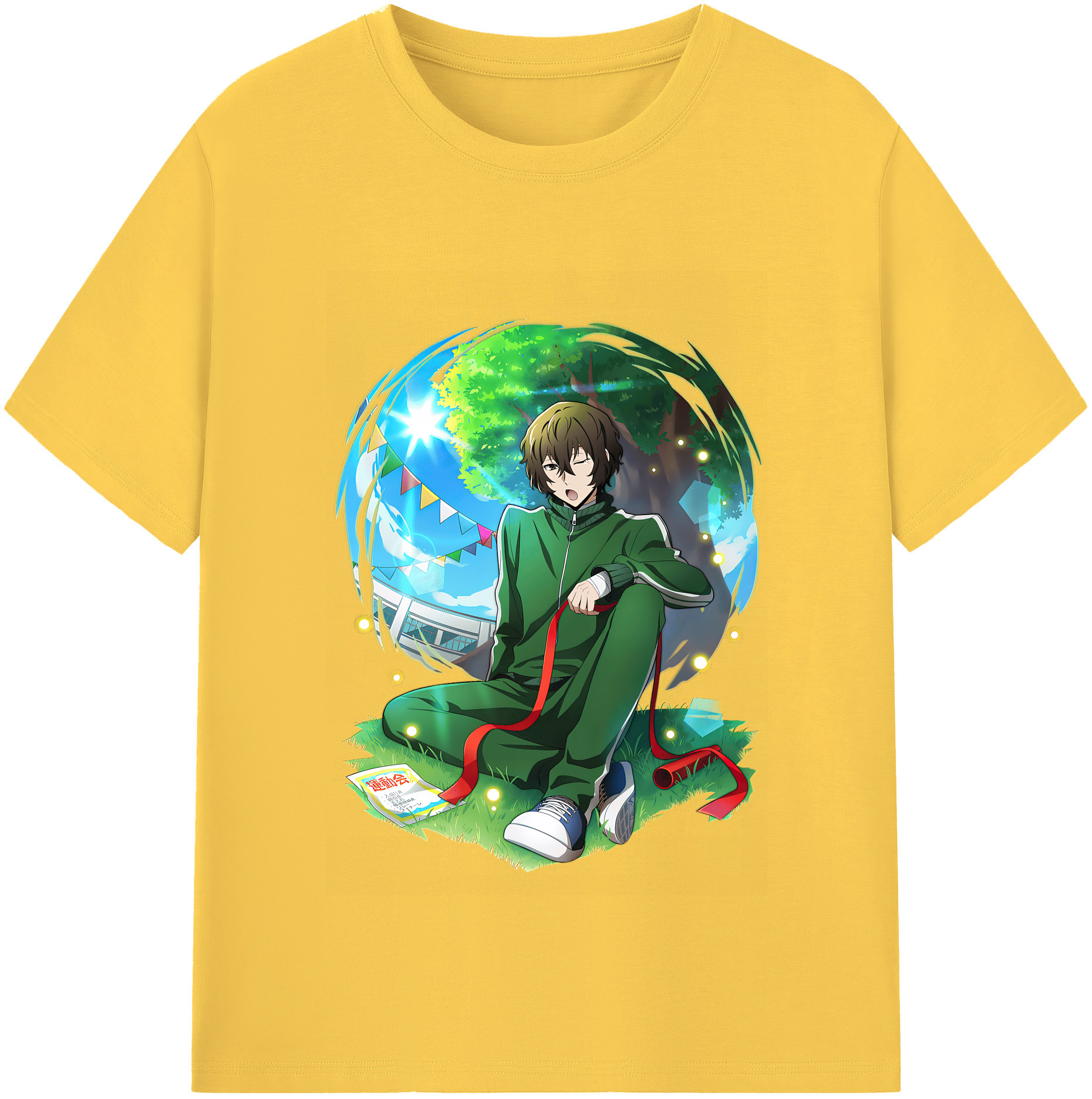 （画像用） 文豪ストレイドッグス Bungo Stray Dogs 綿100％半袖Tシャツ（フロントプリント）