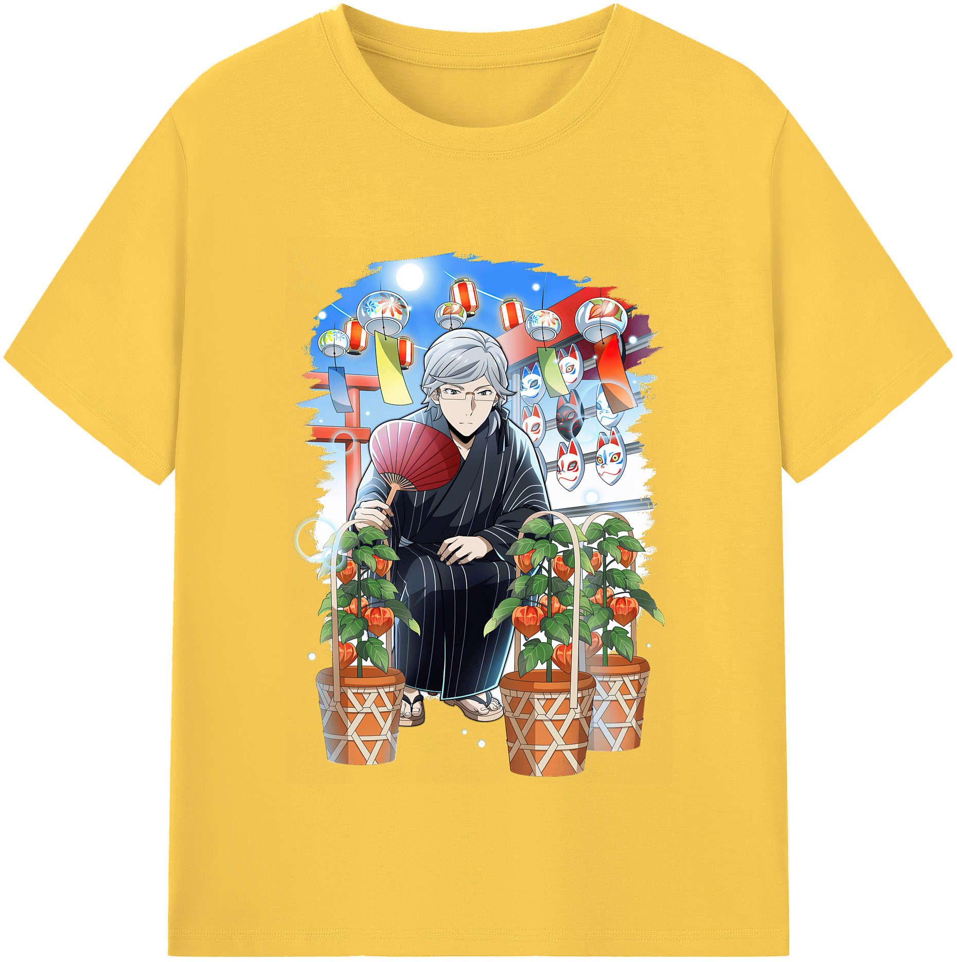 （画像用） 文豪ストレイドッグス Bungo Stray Dogs 綿100％半袖Tシャツ（フロントプリント）