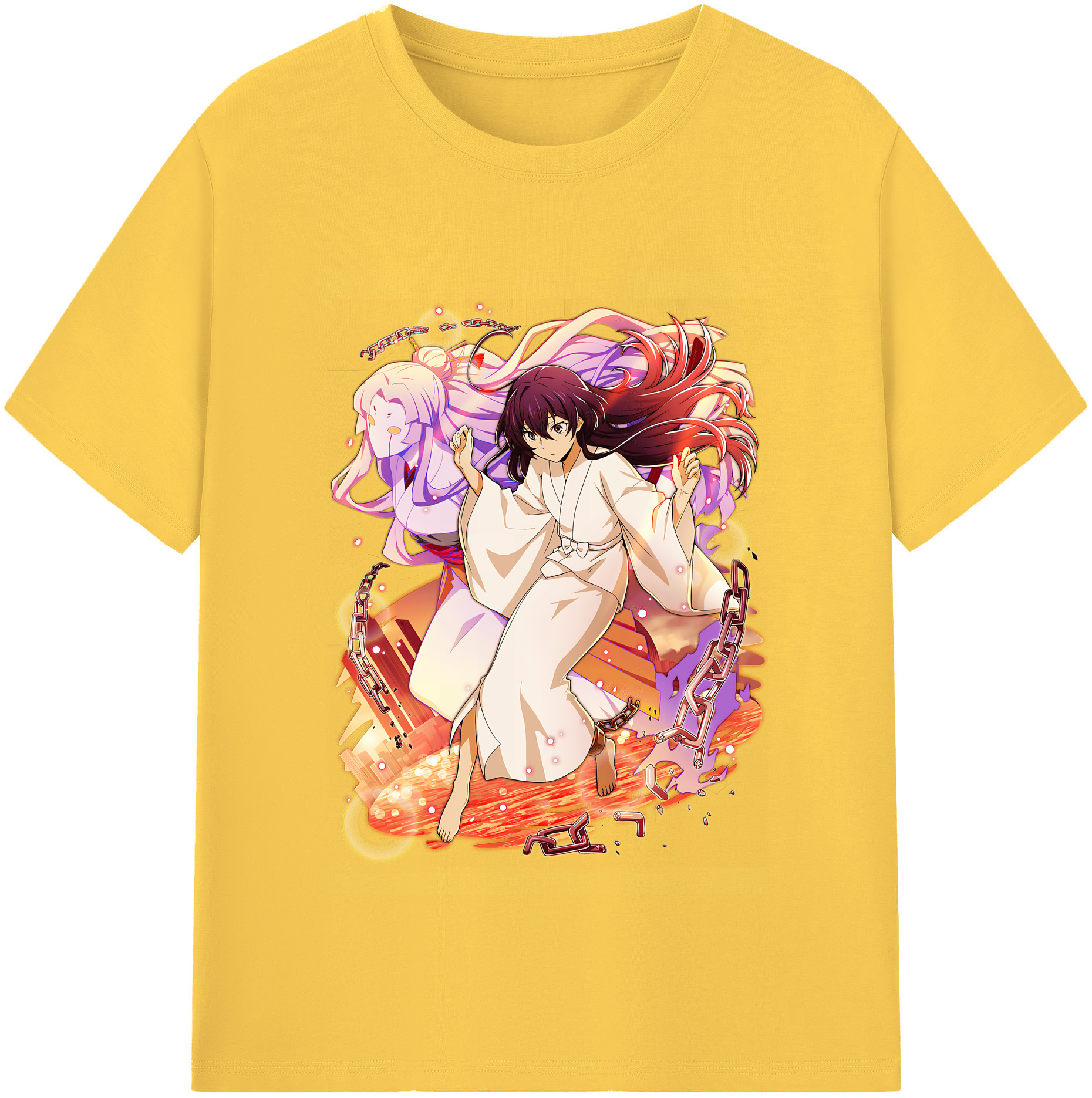 （画像用） 文豪ストレイドッグス Bungo Stray Dogs 綿100％半袖Tシャツ（フロントプリント）