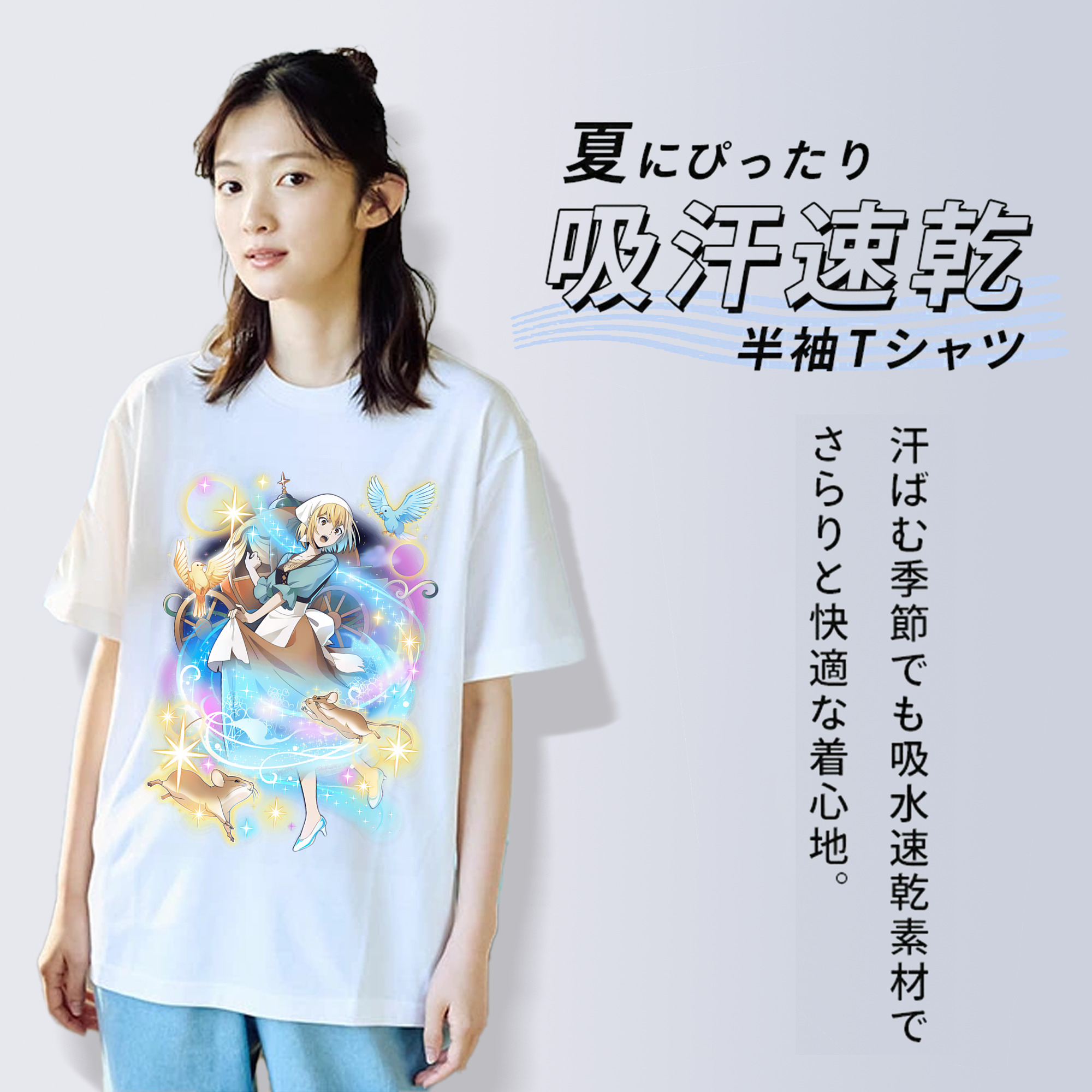 文豪ストレイドッグス Bungo Stray Dogs 綿100％半袖Tシャツ（フロントプリント）