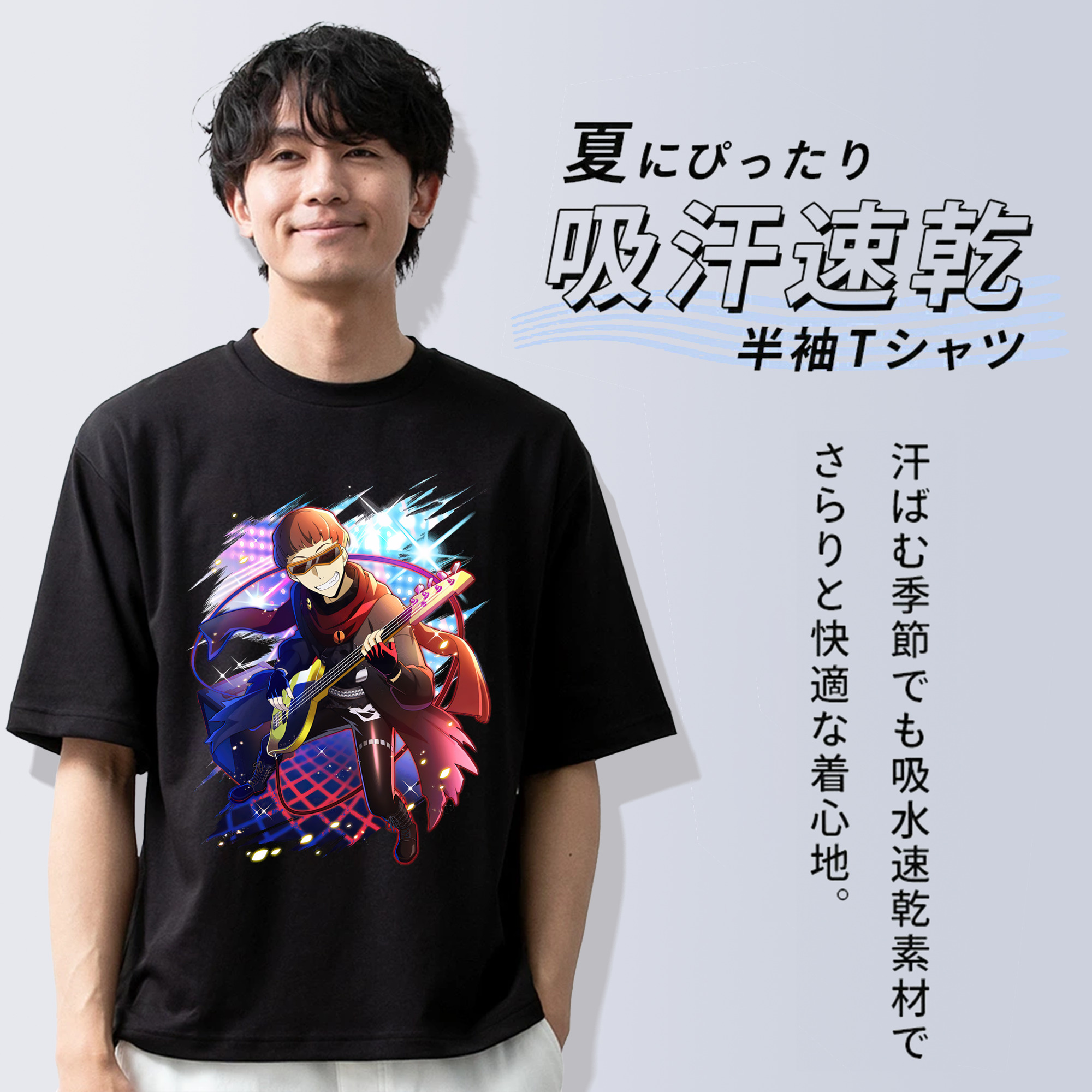 文豪ストレイドッグス Bungo Stray Dogs 綿100％半袖Tシャツ（フロントプリント）