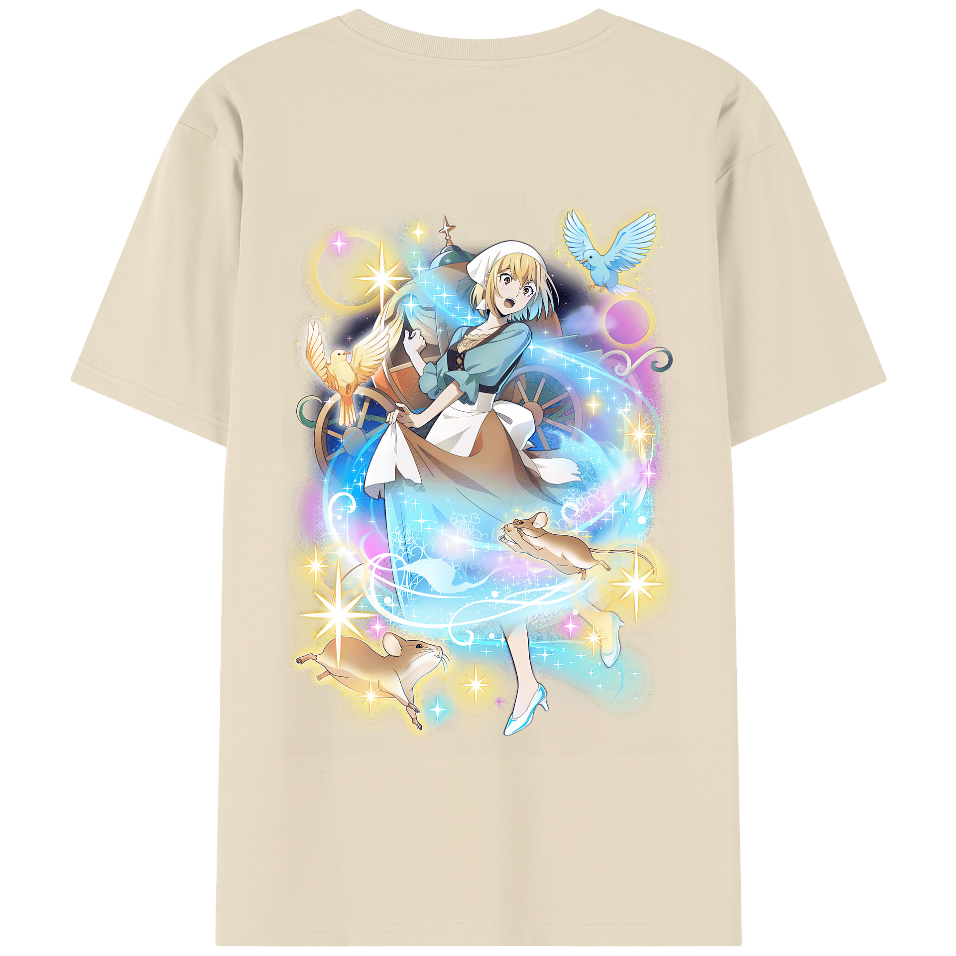 （画像用） 文豪ストレイドッグス Bungo Stray Dogs 綿100％半袖Tシャツ（背面プリント）