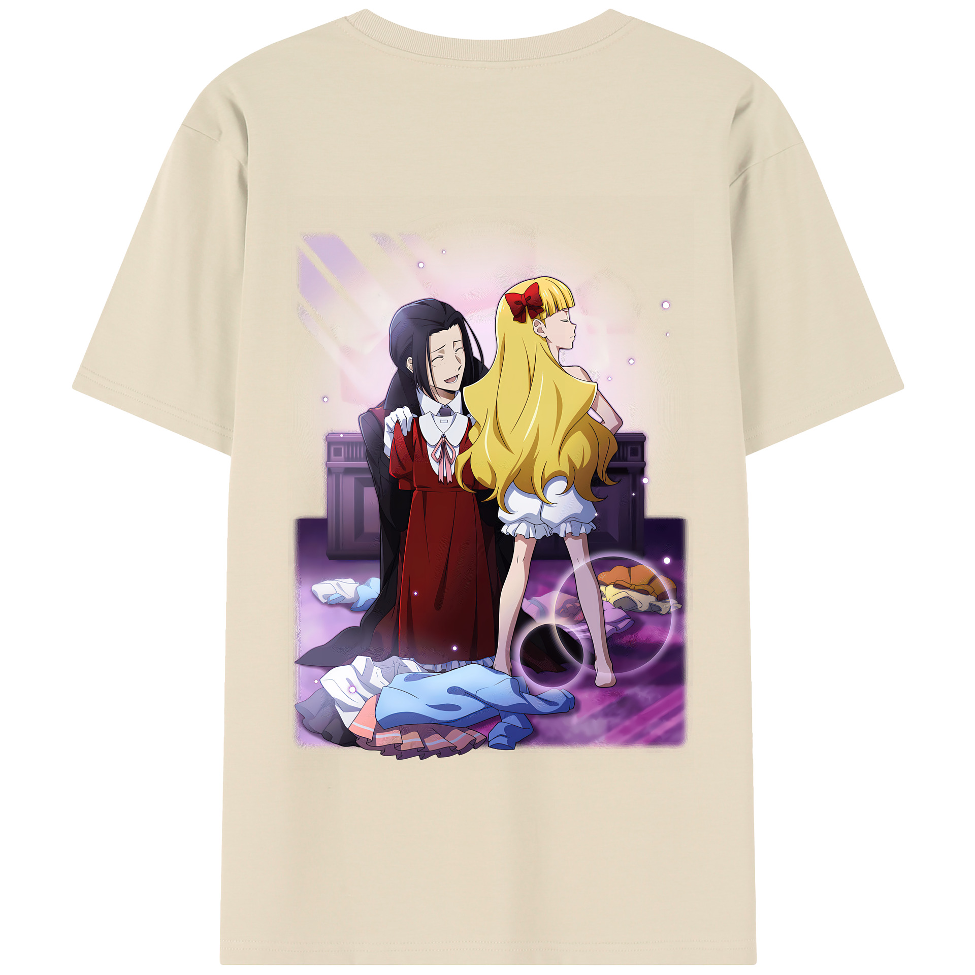 （画像用） 文豪ストレイドッグス Bungo Stray Dogs 綿100％半袖Tシャツ（背面プリント）