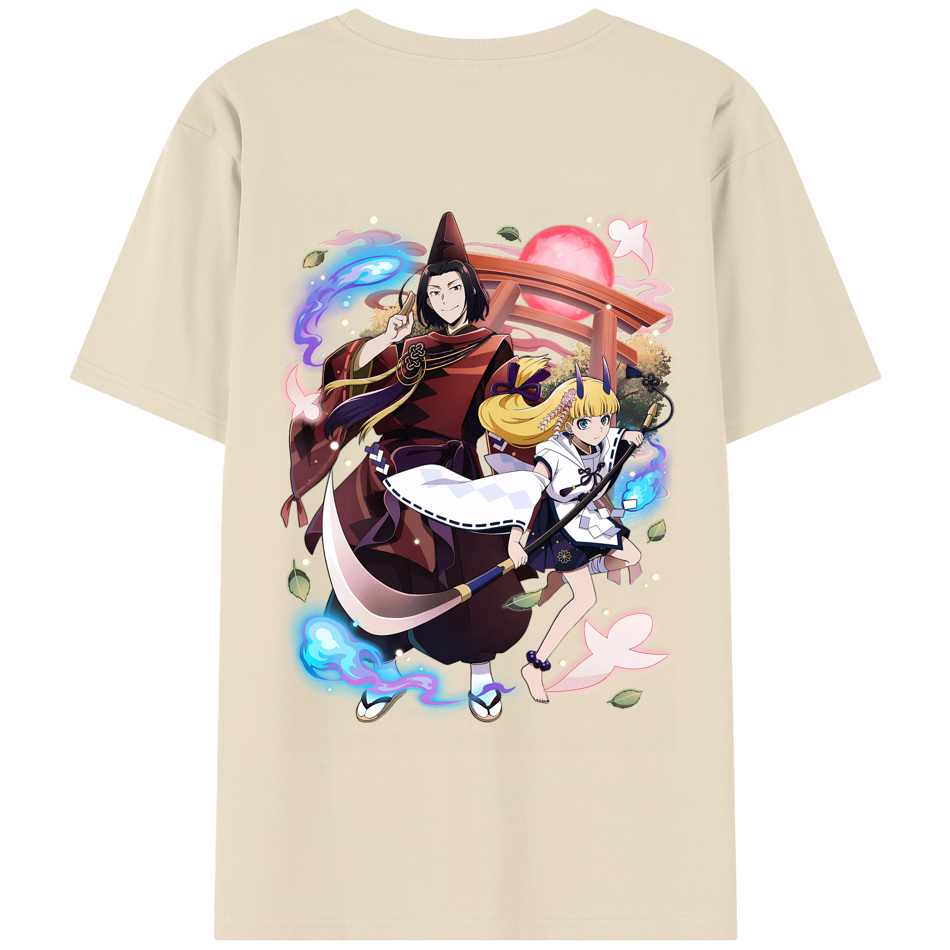 （画像用） 文豪ストレイドッグス Bungo Stray Dogs 綿100％半袖Tシャツ（背面プリント）