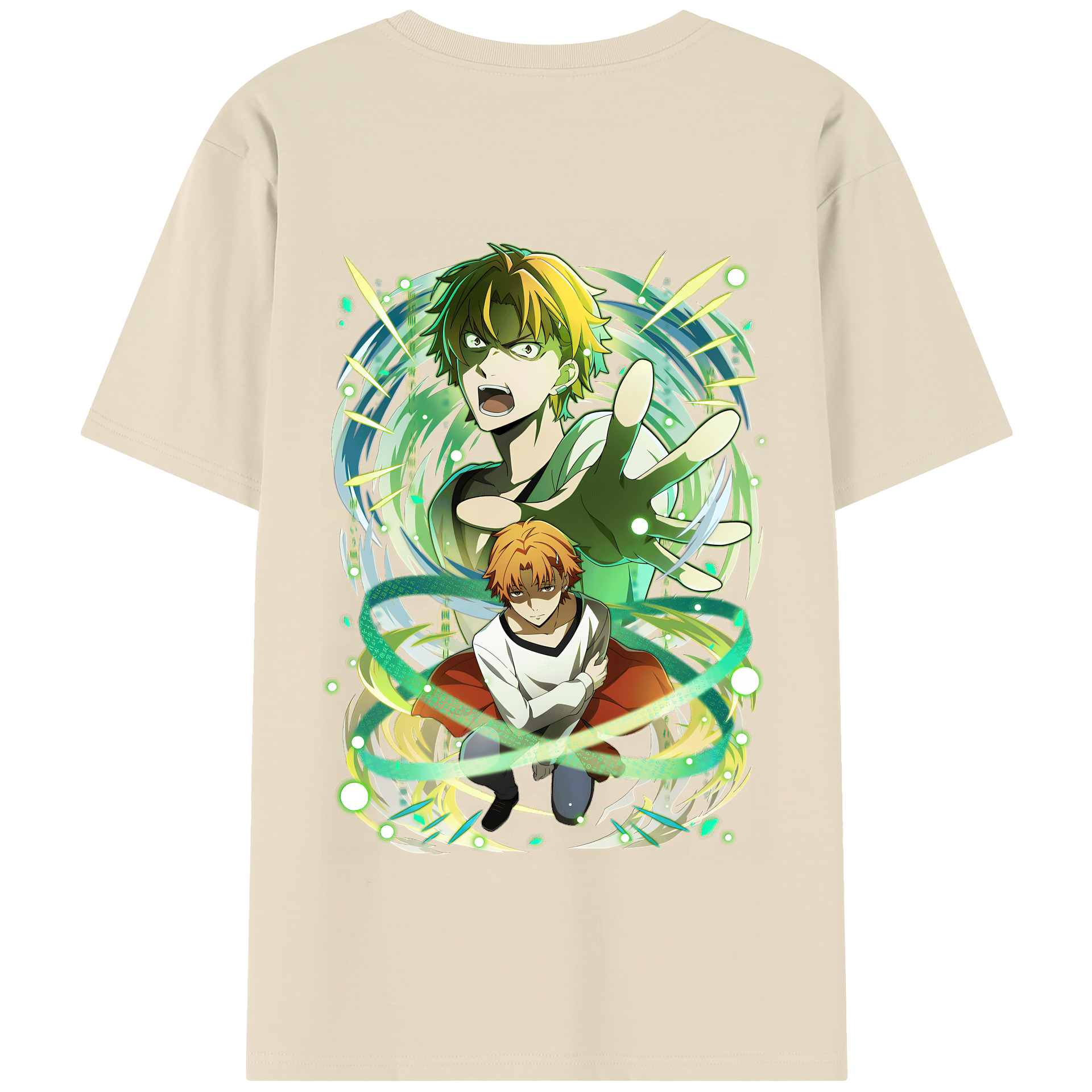 （画像用） 文豪ストレイドッグス Bungo Stray Dogs 綿100％半袖Tシャツ（背面プリント）