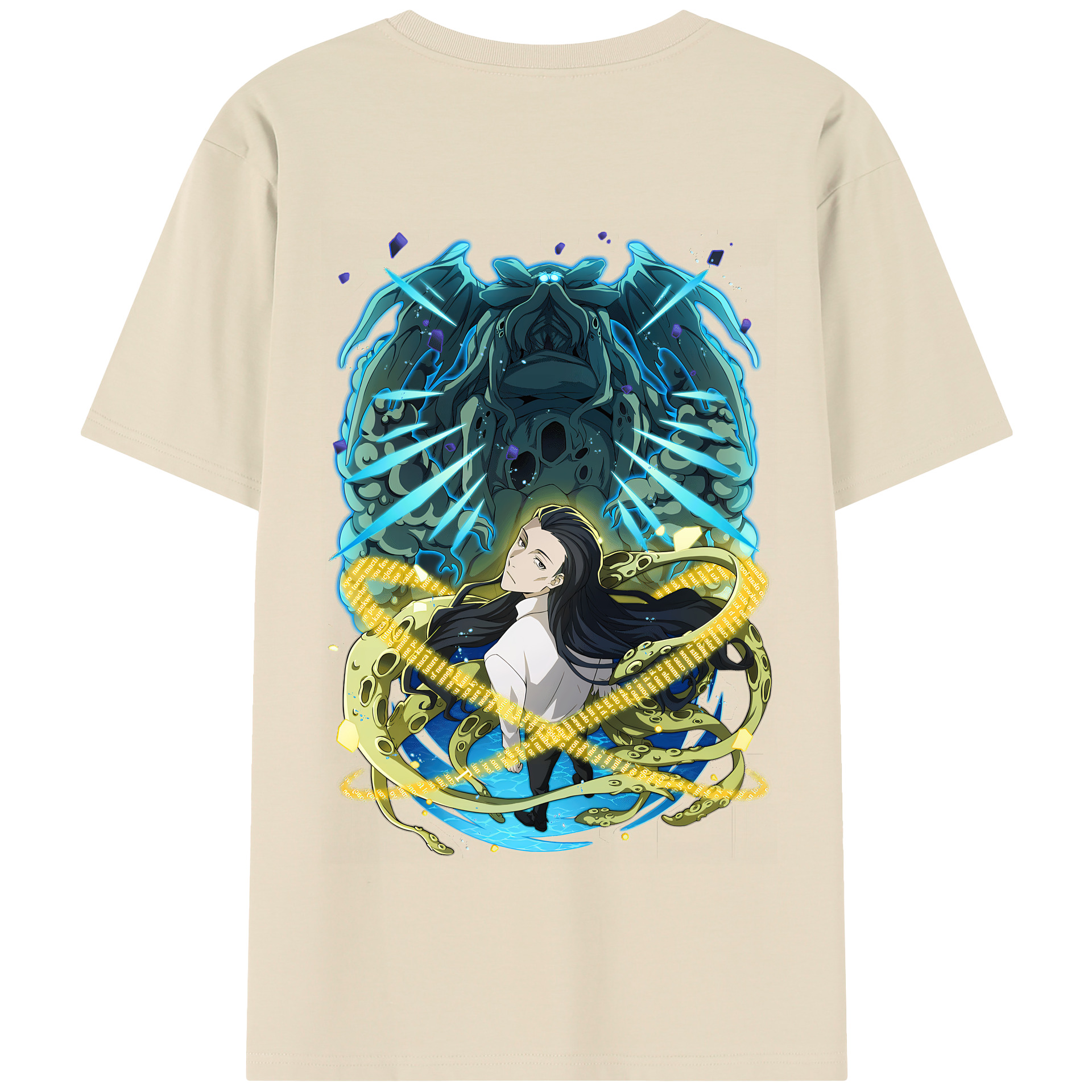 （画像用） 文豪ストレイドッグス Bungo Stray Dogs 綿100％半袖Tシャツ（背面プリント）