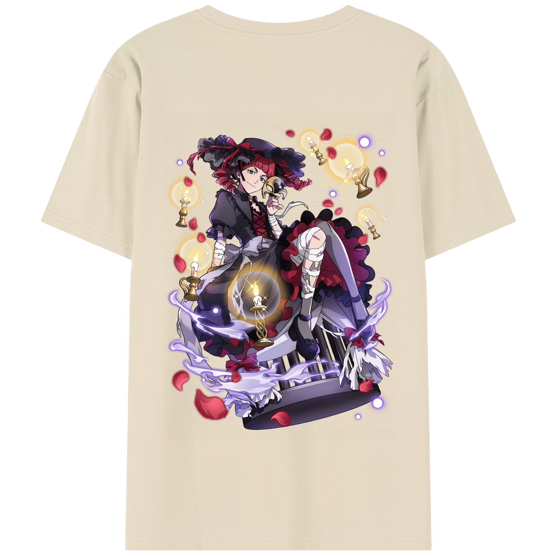 （画像用） 文豪ストレイドッグス Bungo Stray Dogs 綿100％半袖Tシャツ（背面プリント）