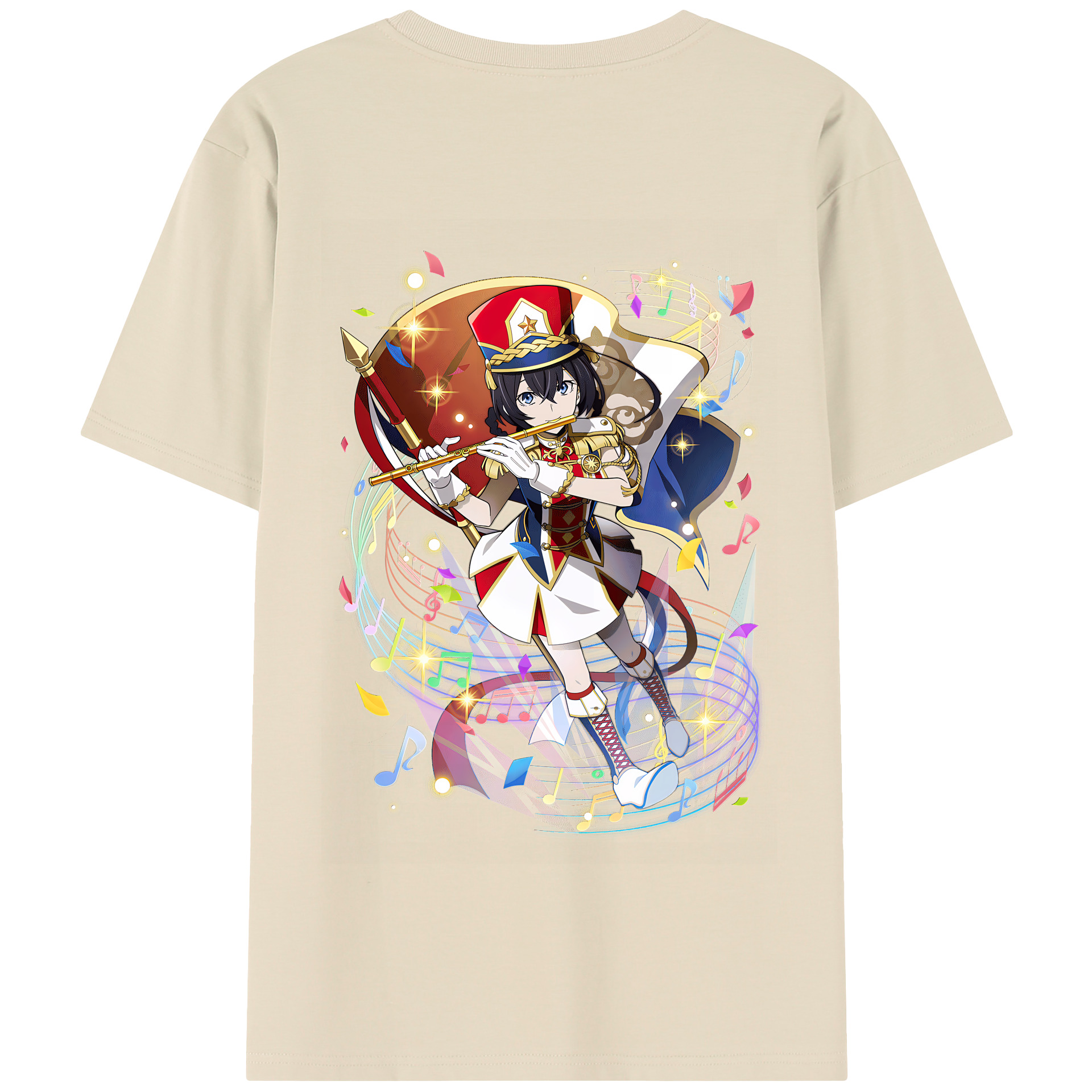 （画像用） 文豪ストレイドッグス Bungo Stray Dogs 綿100％半袖Tシャツ（背面プリント）