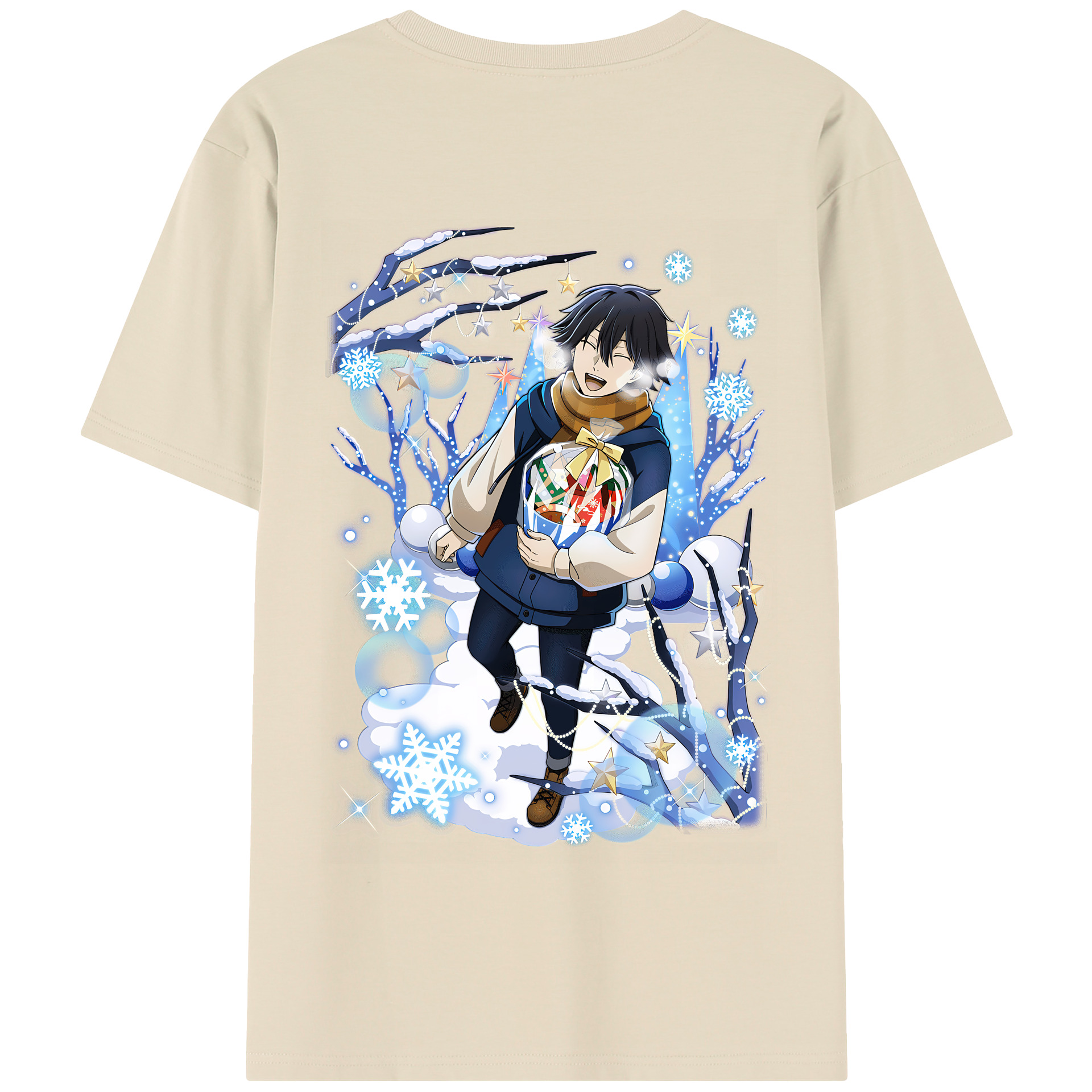 （画像用） 文豪ストレイドッグス Bungo Stray Dogs 綿100％半袖Tシャツ（背面プリント）