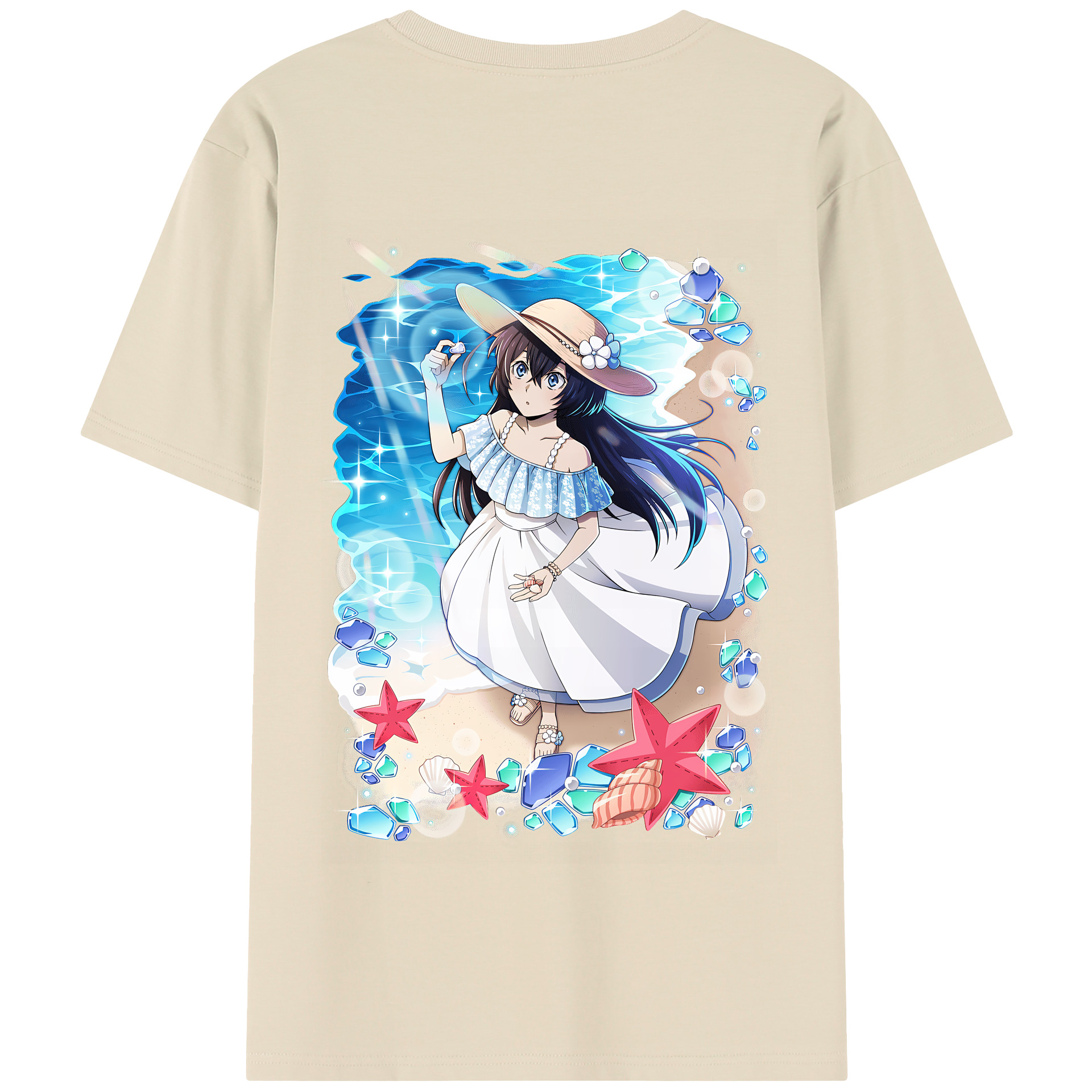 （画像用） 文豪ストレイドッグス Bungo Stray Dogs 綿100％半袖Tシャツ（背面プリント）