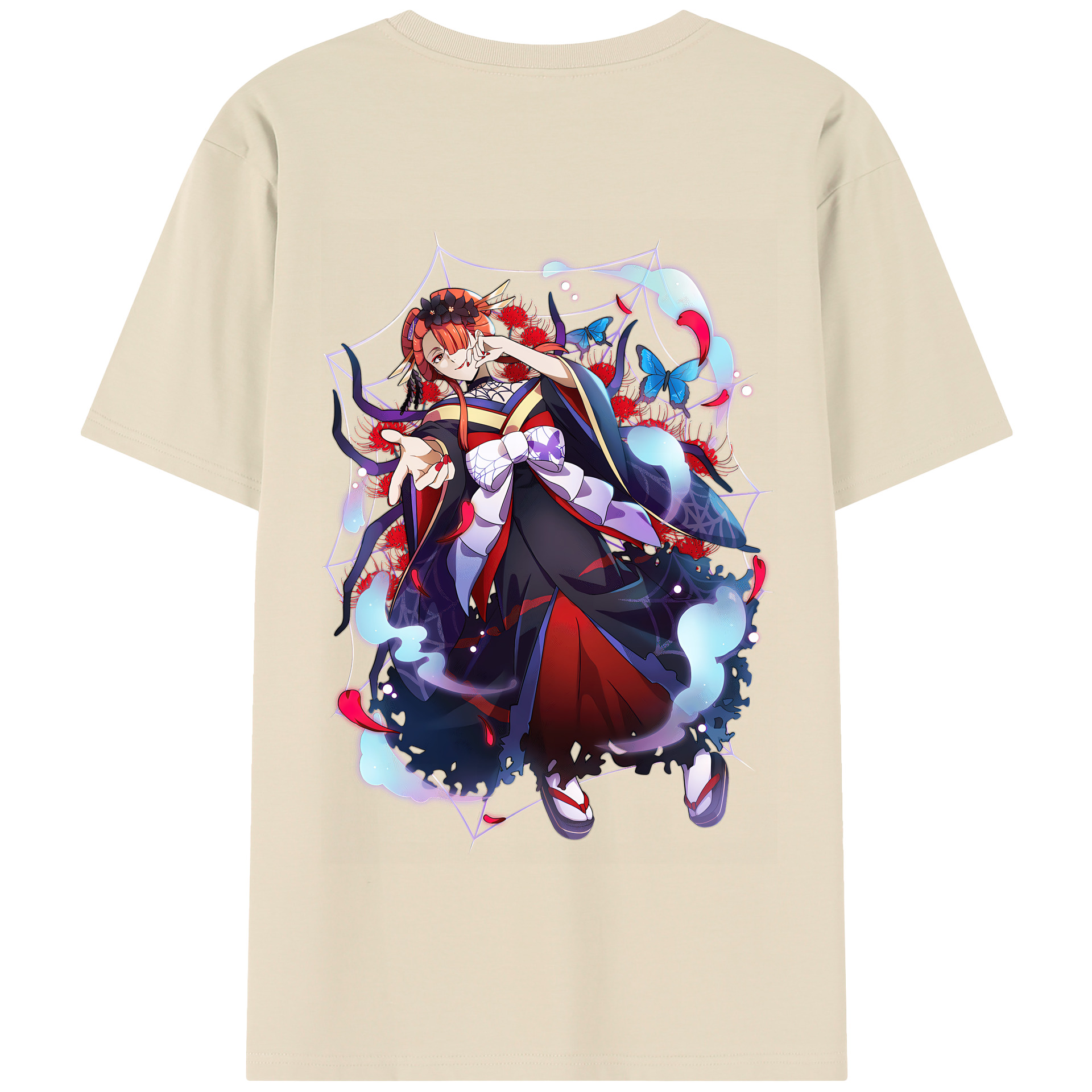 （画像用） 文豪ストレイドッグス Bungo Stray Dogs 綿100％半袖Tシャツ（背面プリント）