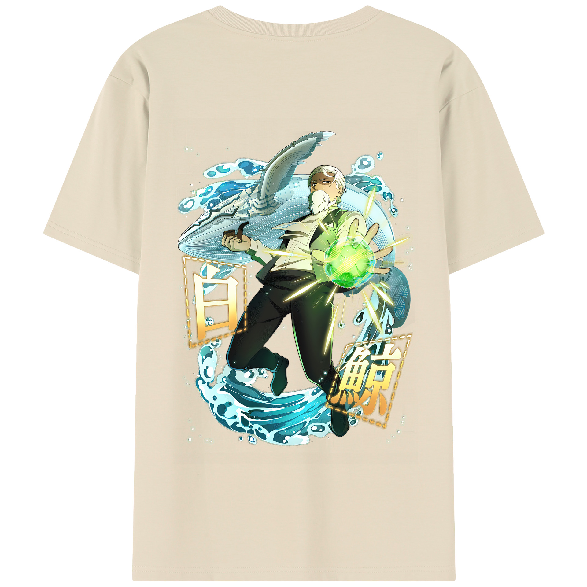 （画像用） 文豪ストレイドッグス Bungo Stray Dogs 綿100％半袖Tシャツ（背面プリント）