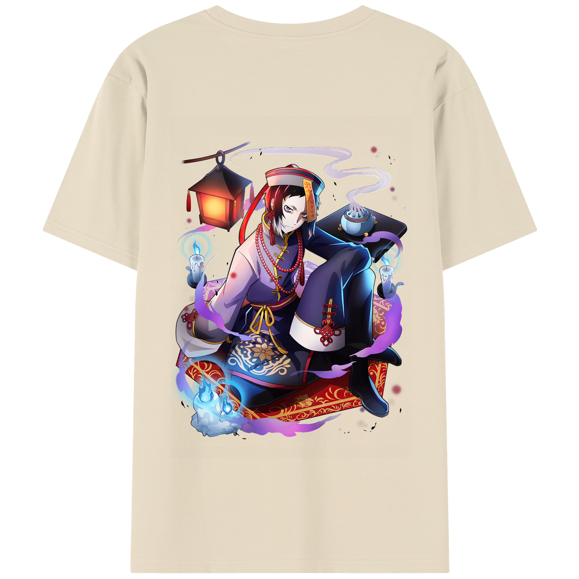 （画像用） 文豪ストレイドッグス Bungo Stray Dogs 綿100％半袖Tシャツ（背面プリント）